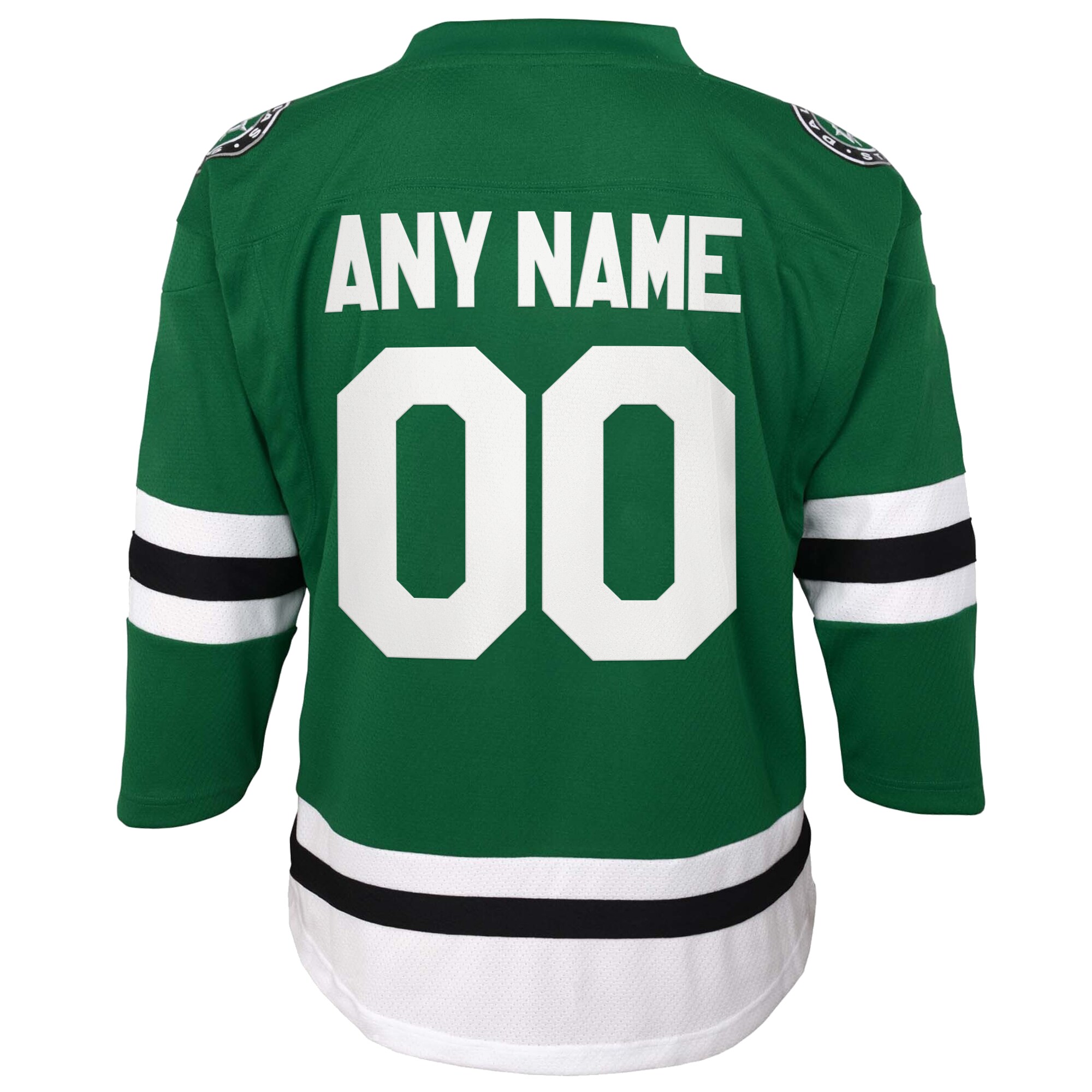 Dallas Stars Youth Home Custom Jersey – Green