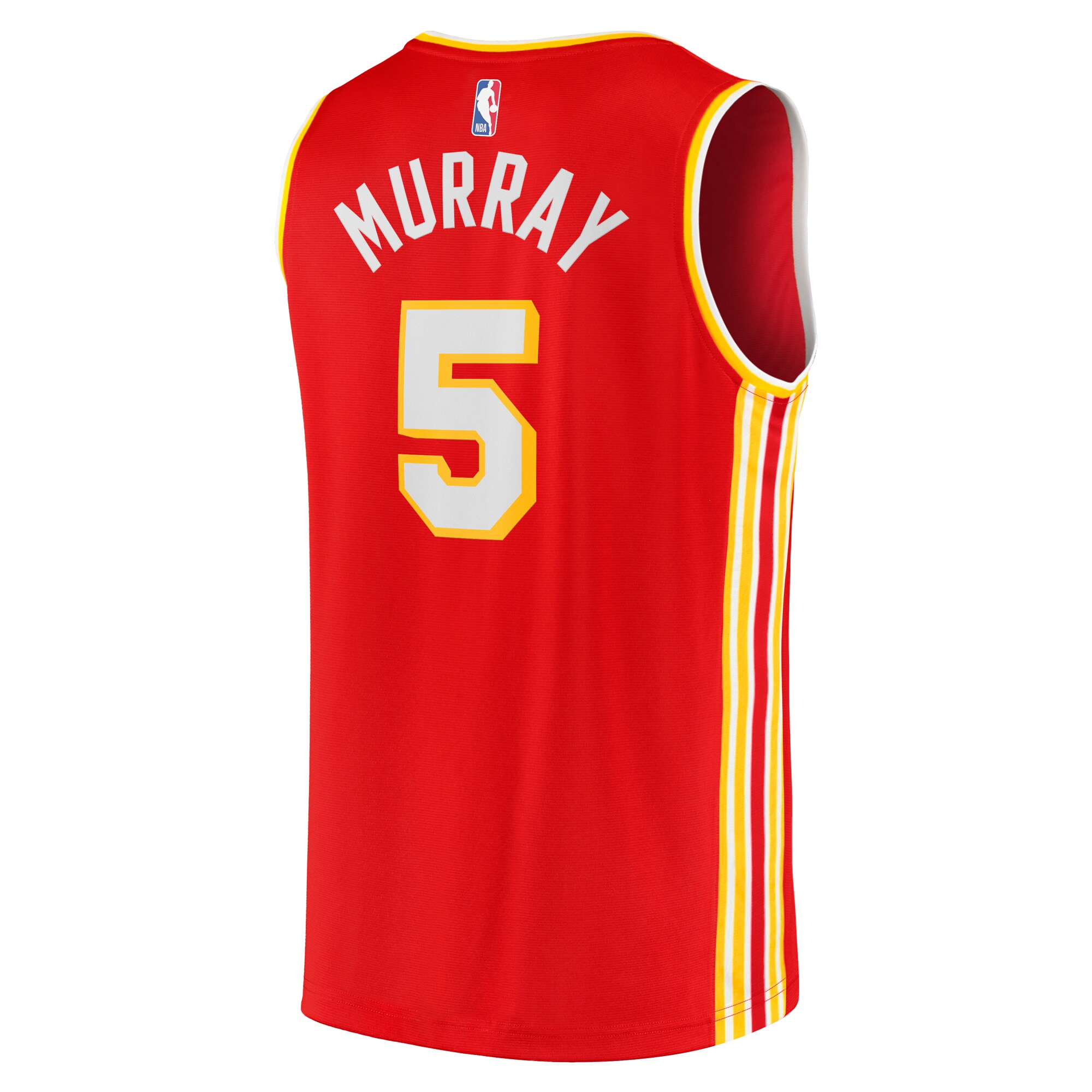 Dejounte Murray Atlanta Hawks Fanatics Fast Break Jersey – Icon Edition – Red
