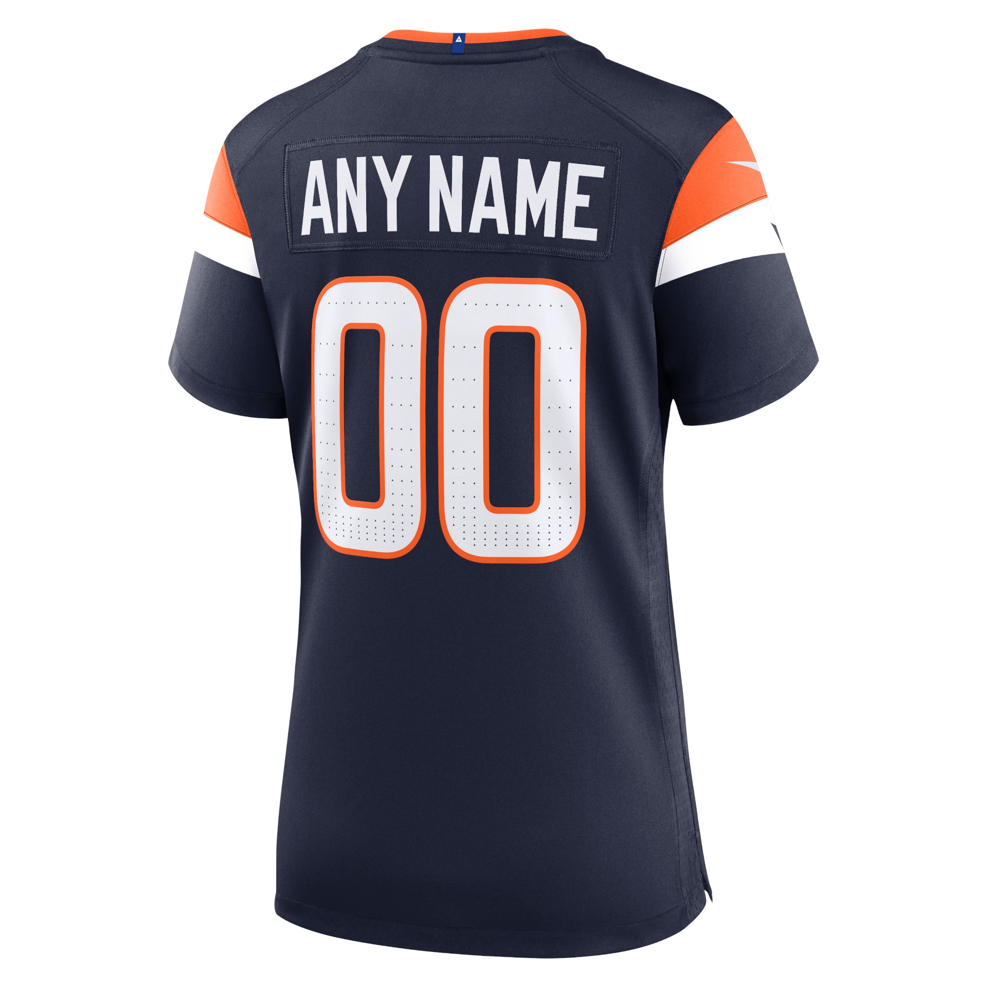 Denver Broncos Women’s Alternate Custom Game Jersey – Navy