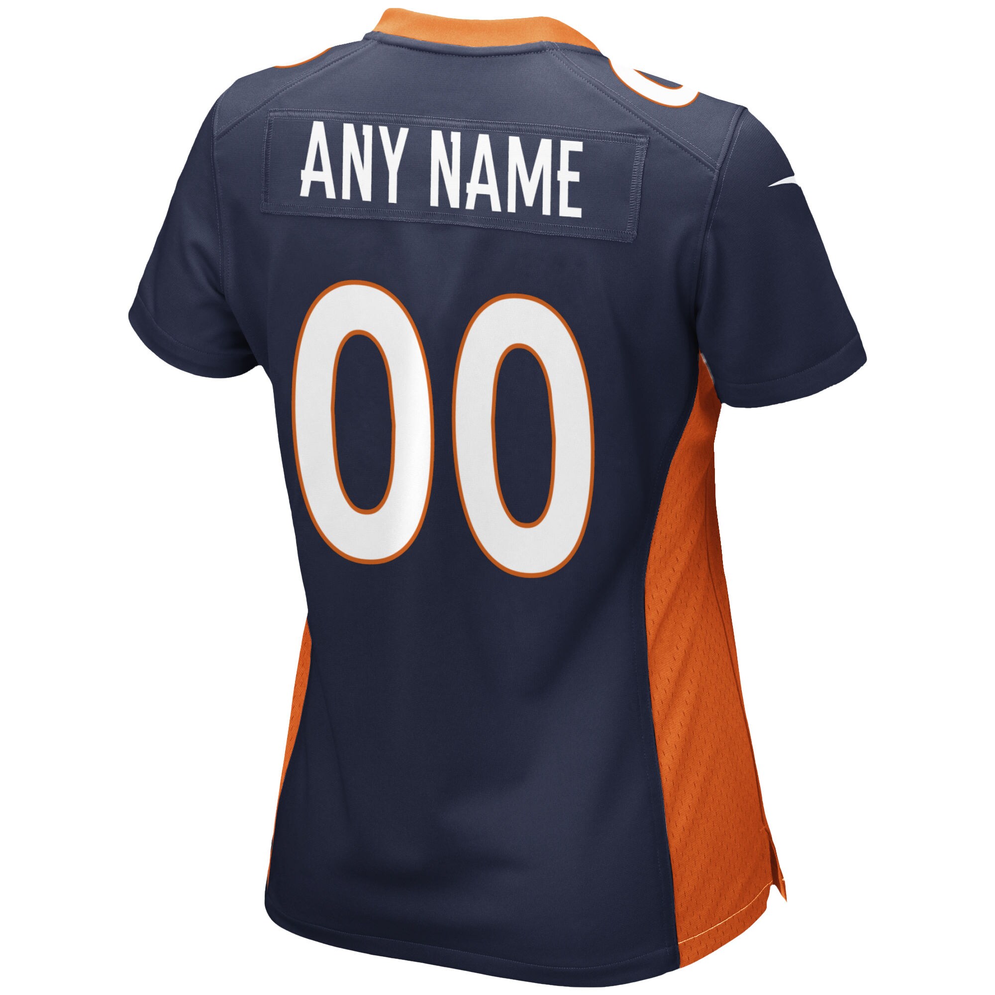Denver Broncos Women’s Alternate Custom Game Jersey – Navy