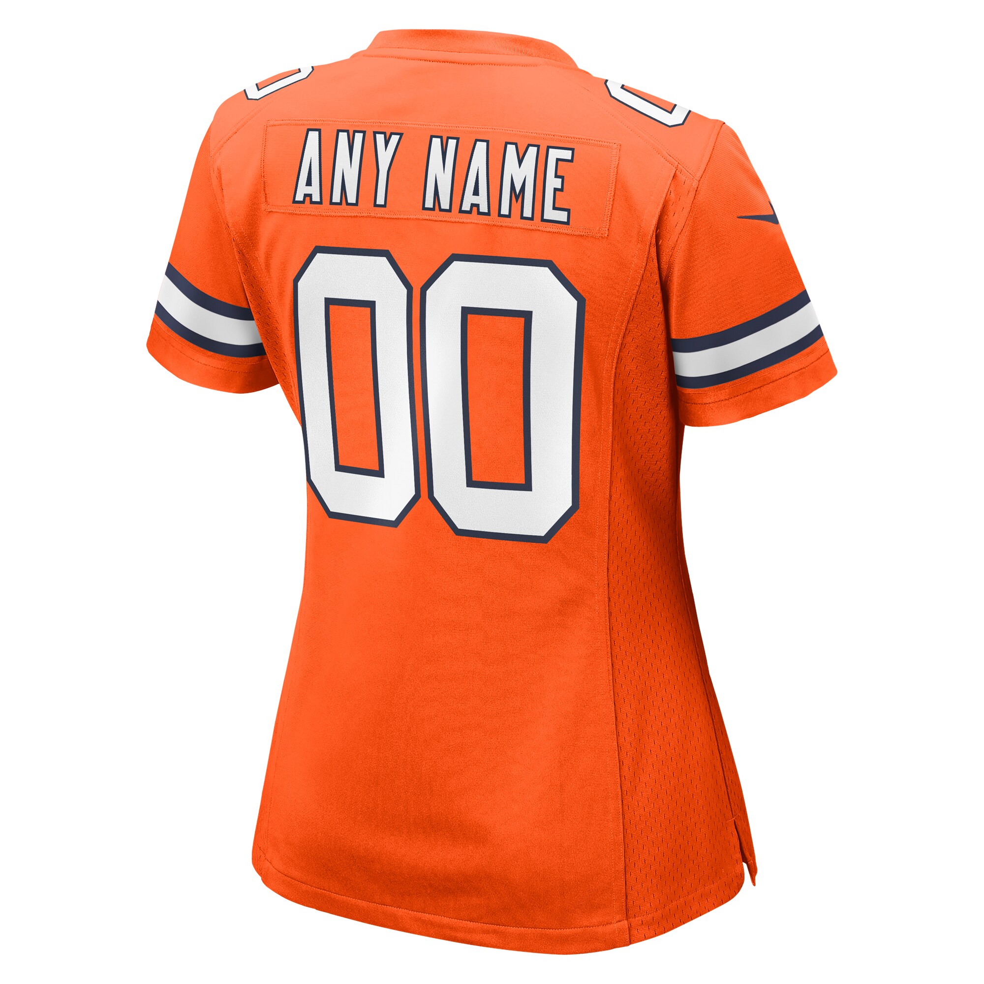 Denver Broncos Women’s Alternate Custom Game Jersey – Orange