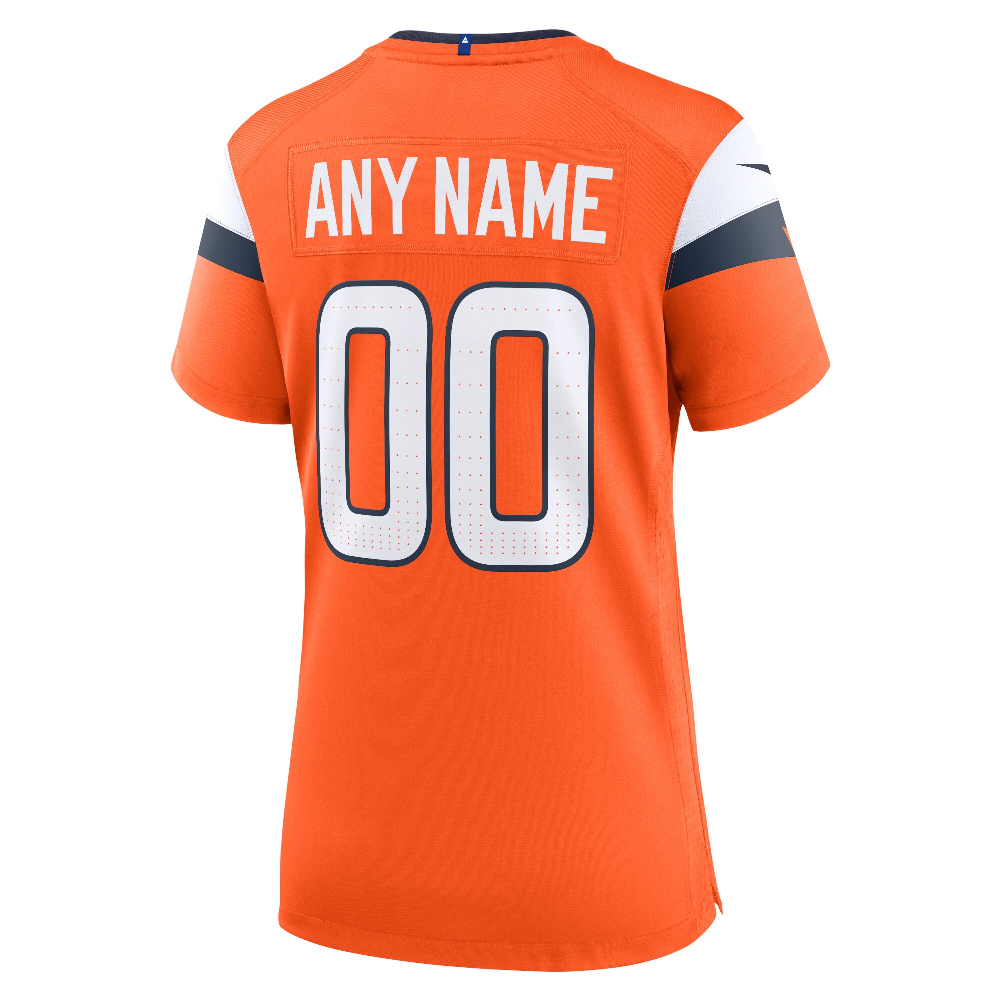 Denver Broncos Women’s Custom Game Jersey – Orange