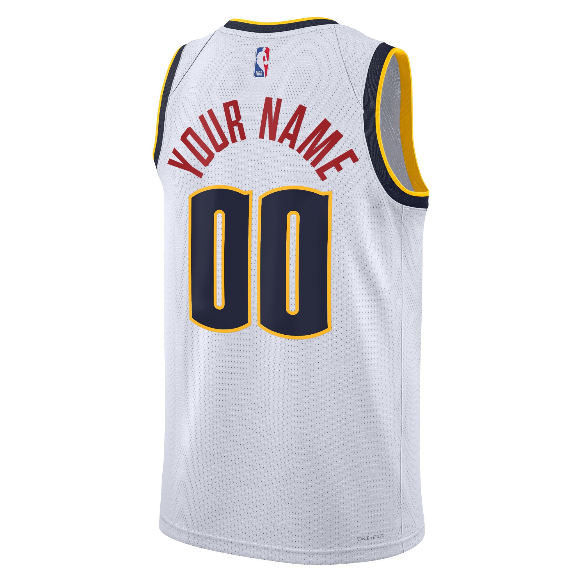 Denver Nuggets Unisex Swingman Custom Jersey White – Association Edition