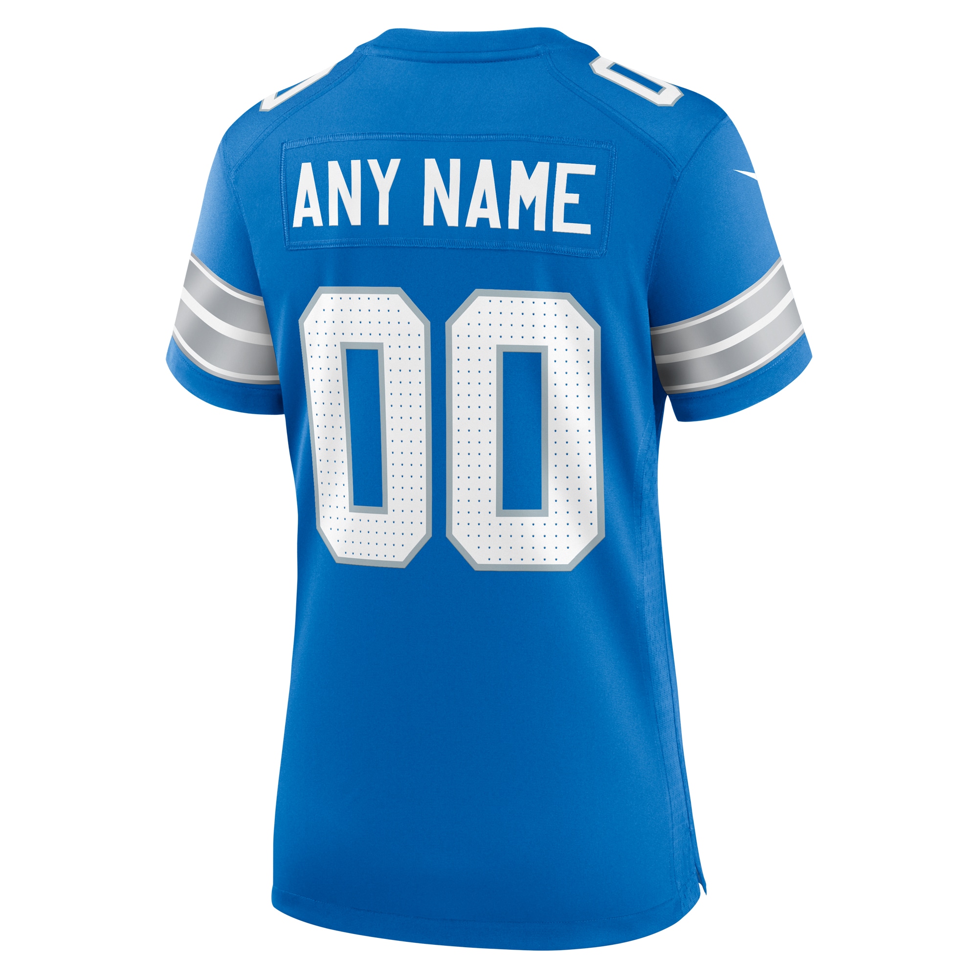 Detroit Lions Women’s Custom Game Jersey – Blue