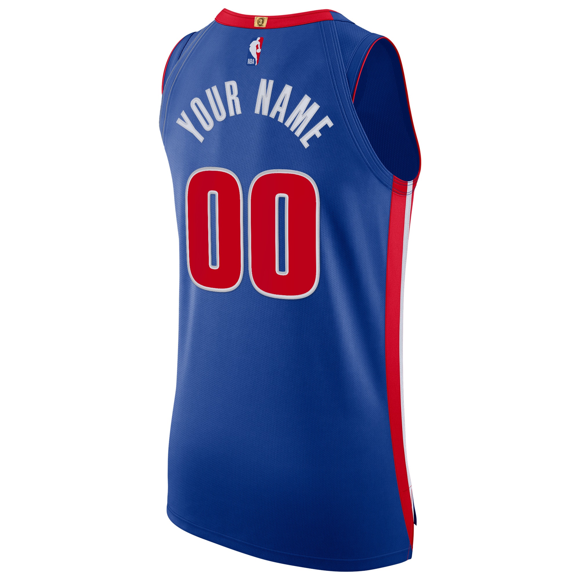 Detroit Pistons Custom Jersey Blue – Icon Edition