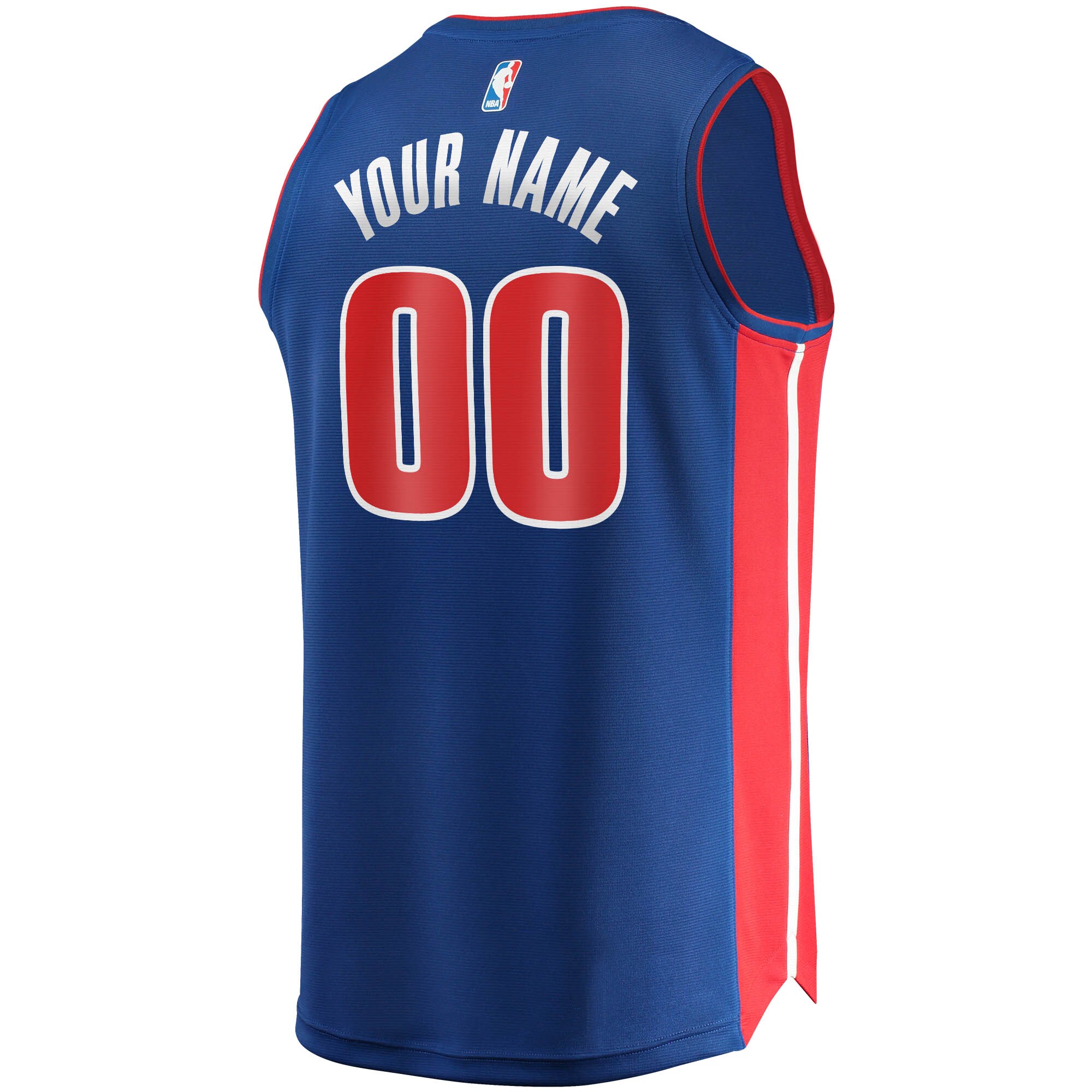 Detroit Pistons Fanatics Fast Break Custom Jersey Blue – Icon Edition