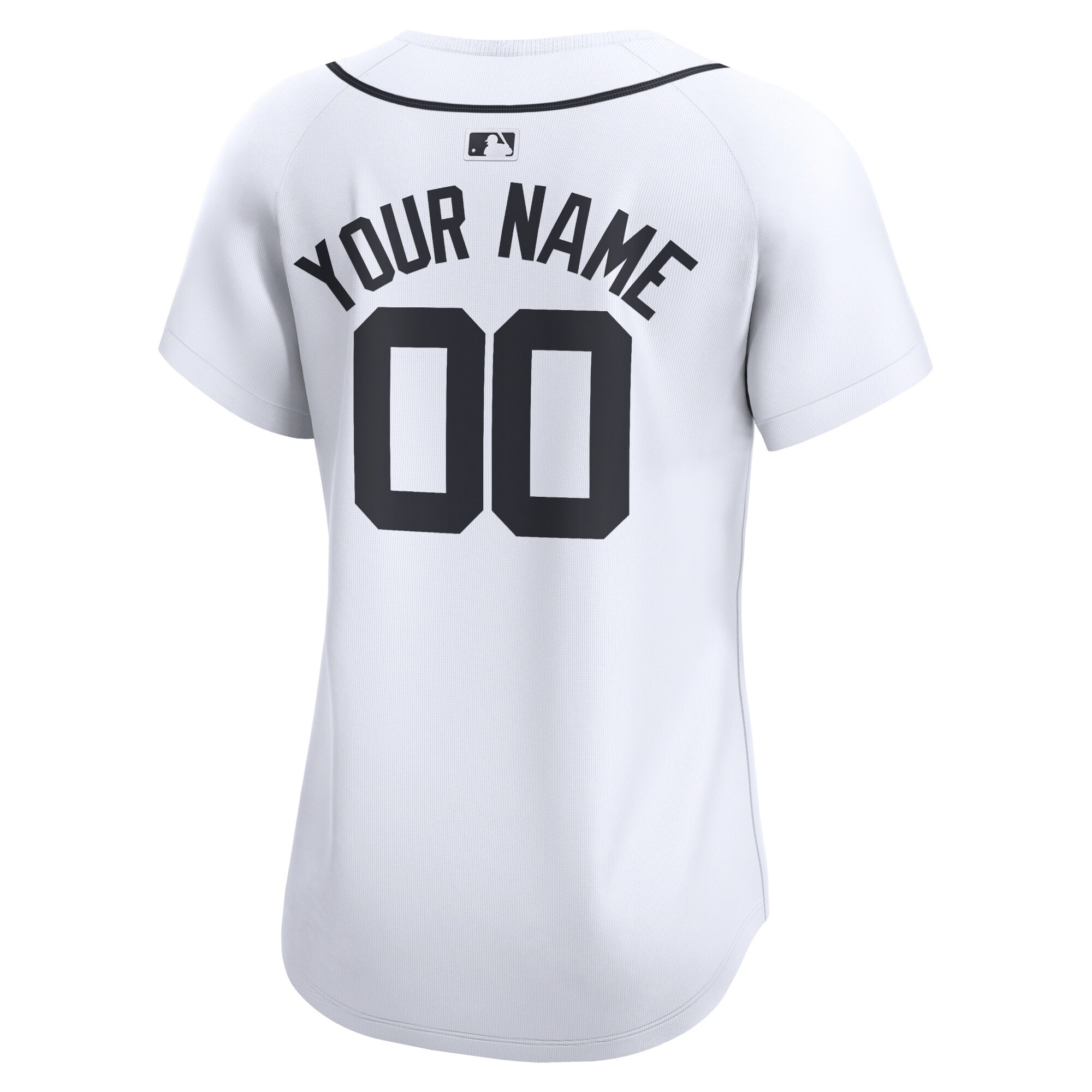Detroit Tigers Women’s Home Limited Custom Jersey – White