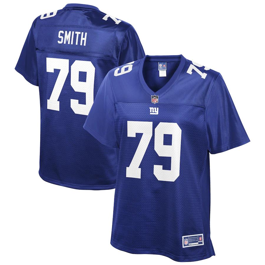 Eric Smith New York Giants Pro Line Women’s Player Jersey – Royal