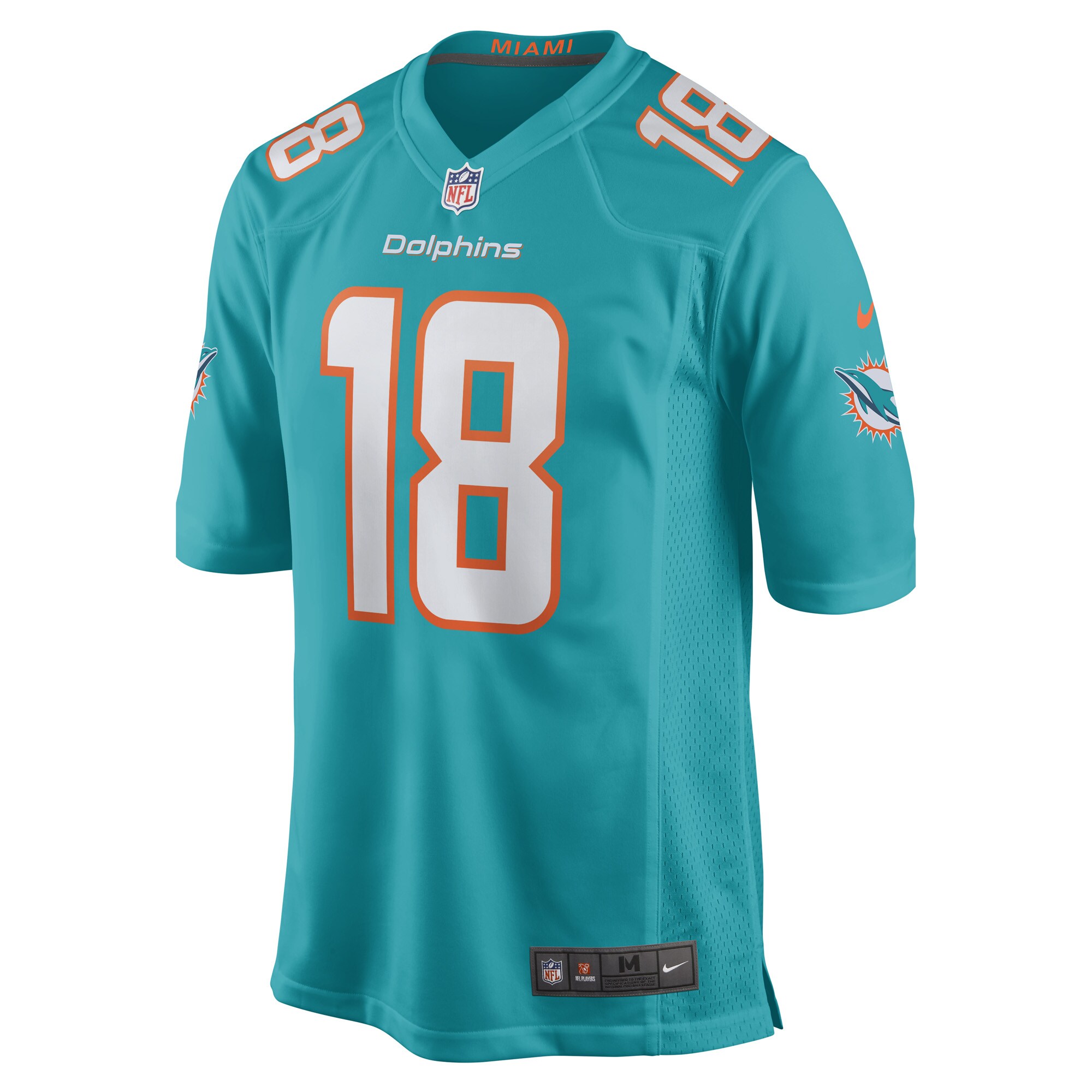 Erik Ezukanma Miami Dolphins Game Player Jersey – Aqua