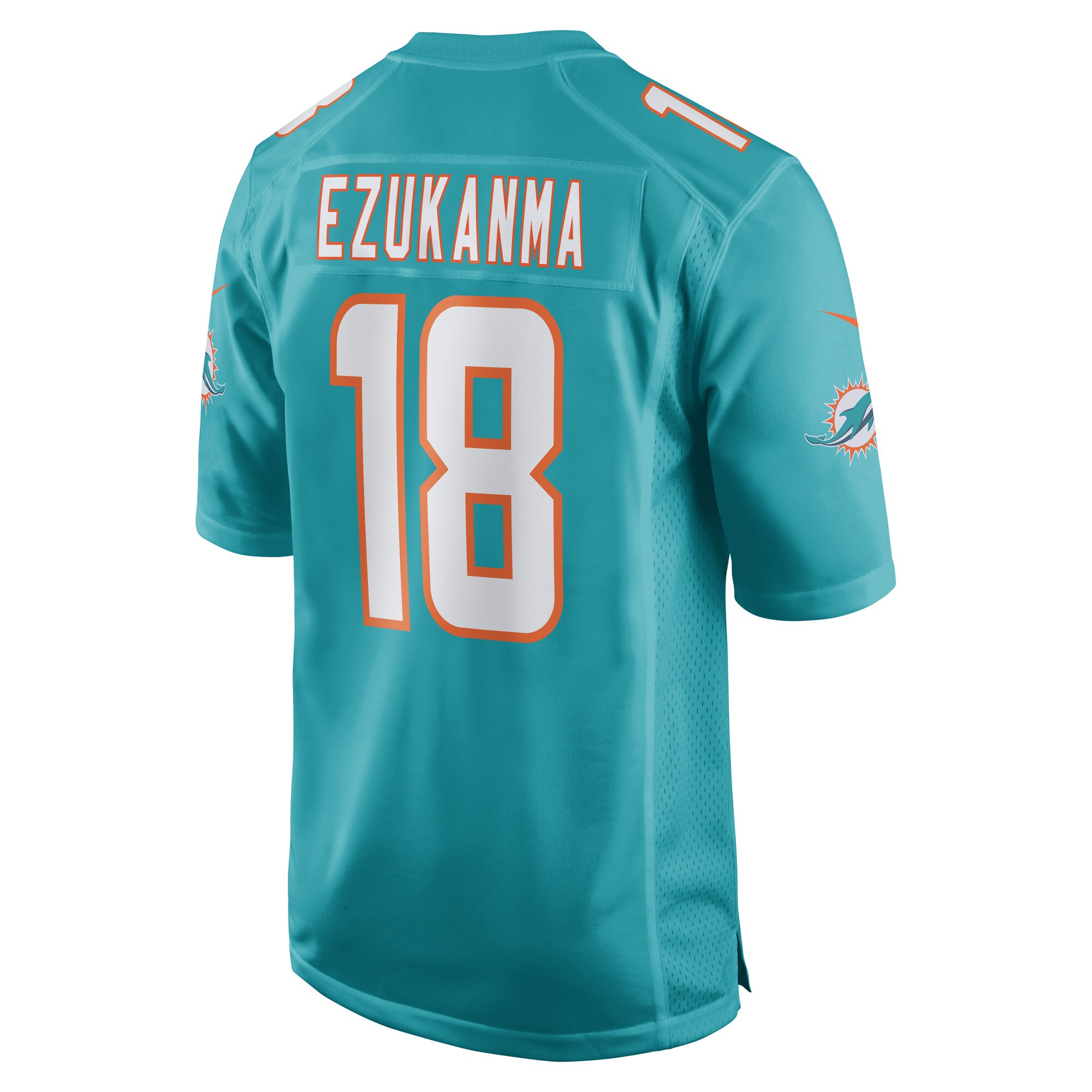 Erik Ezukanma Miami Dolphins Game Player Jersey – Aqua