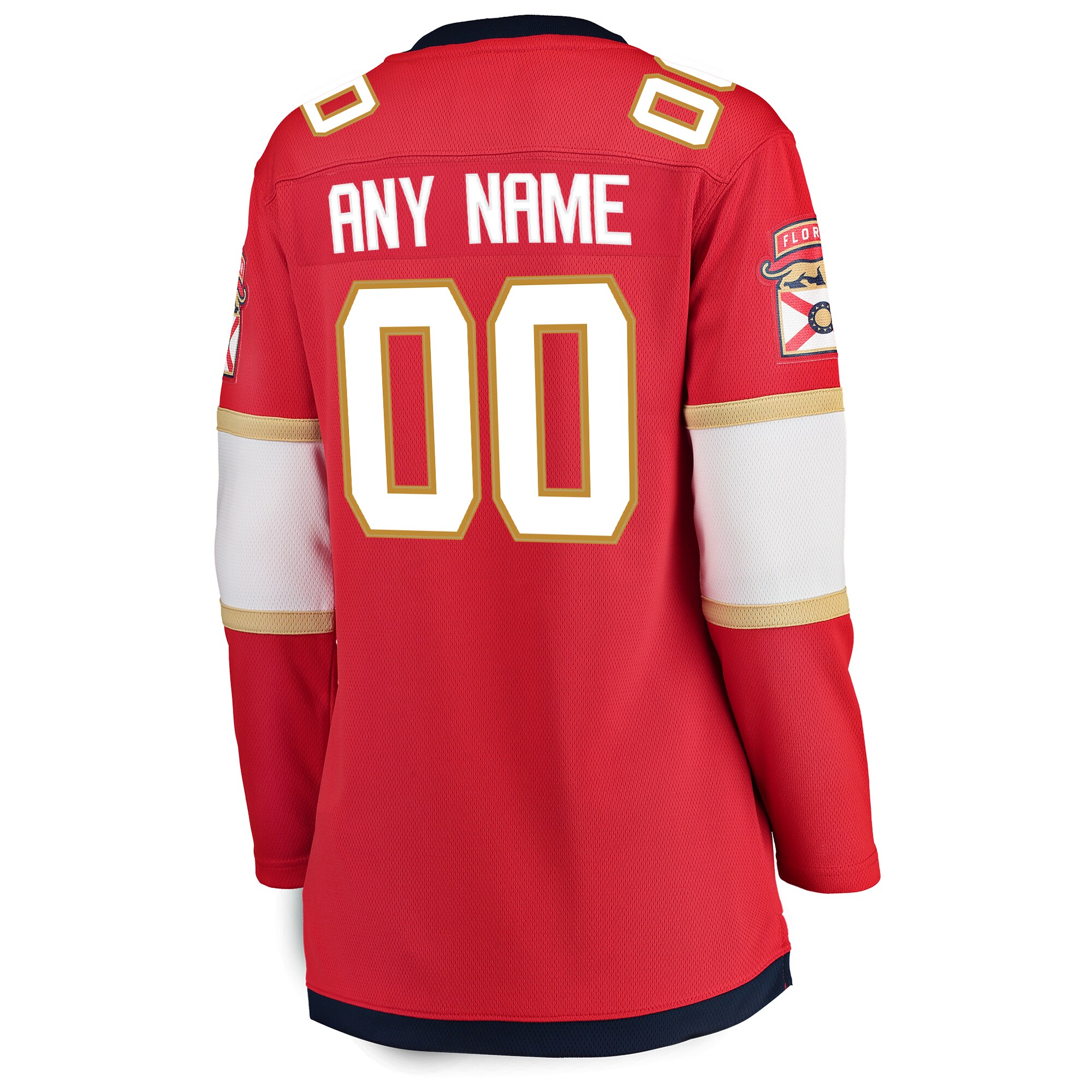 Florida Panthers Fanatics Women’s Home Breakaway Custom Jersey – Red
