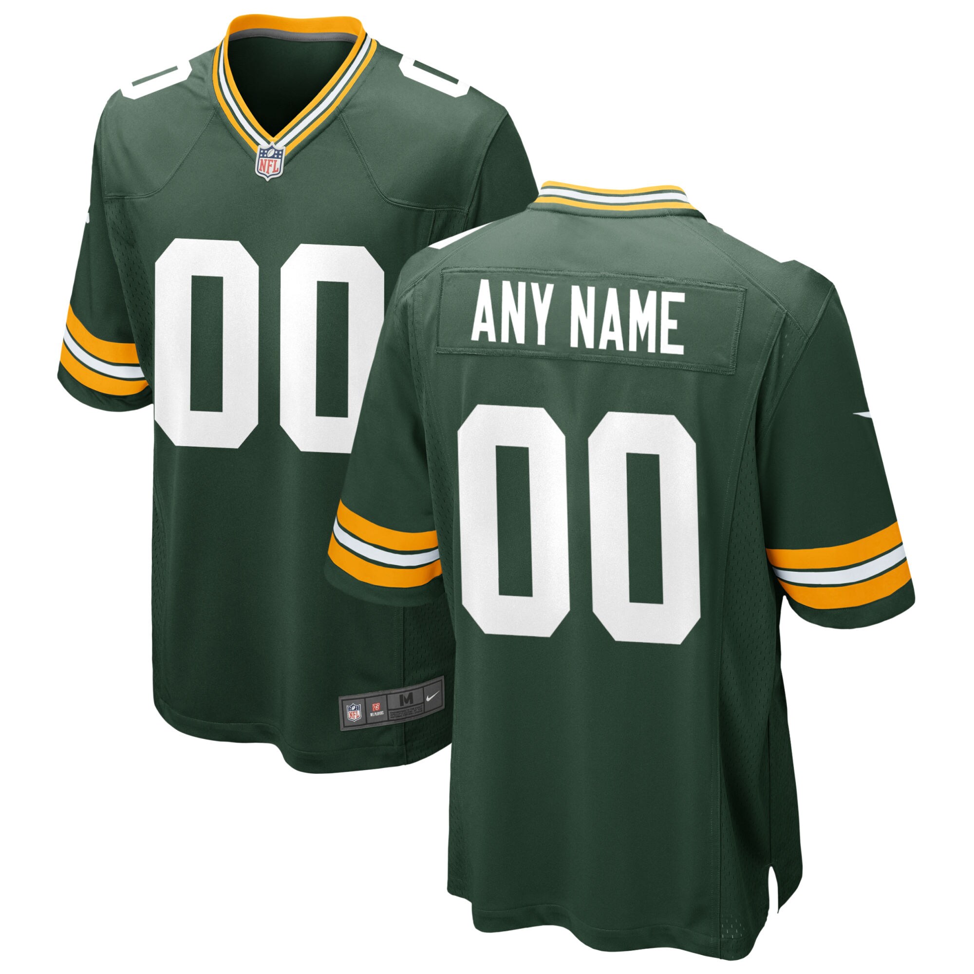 Green Bay Packers Custom Game Jersey - Green