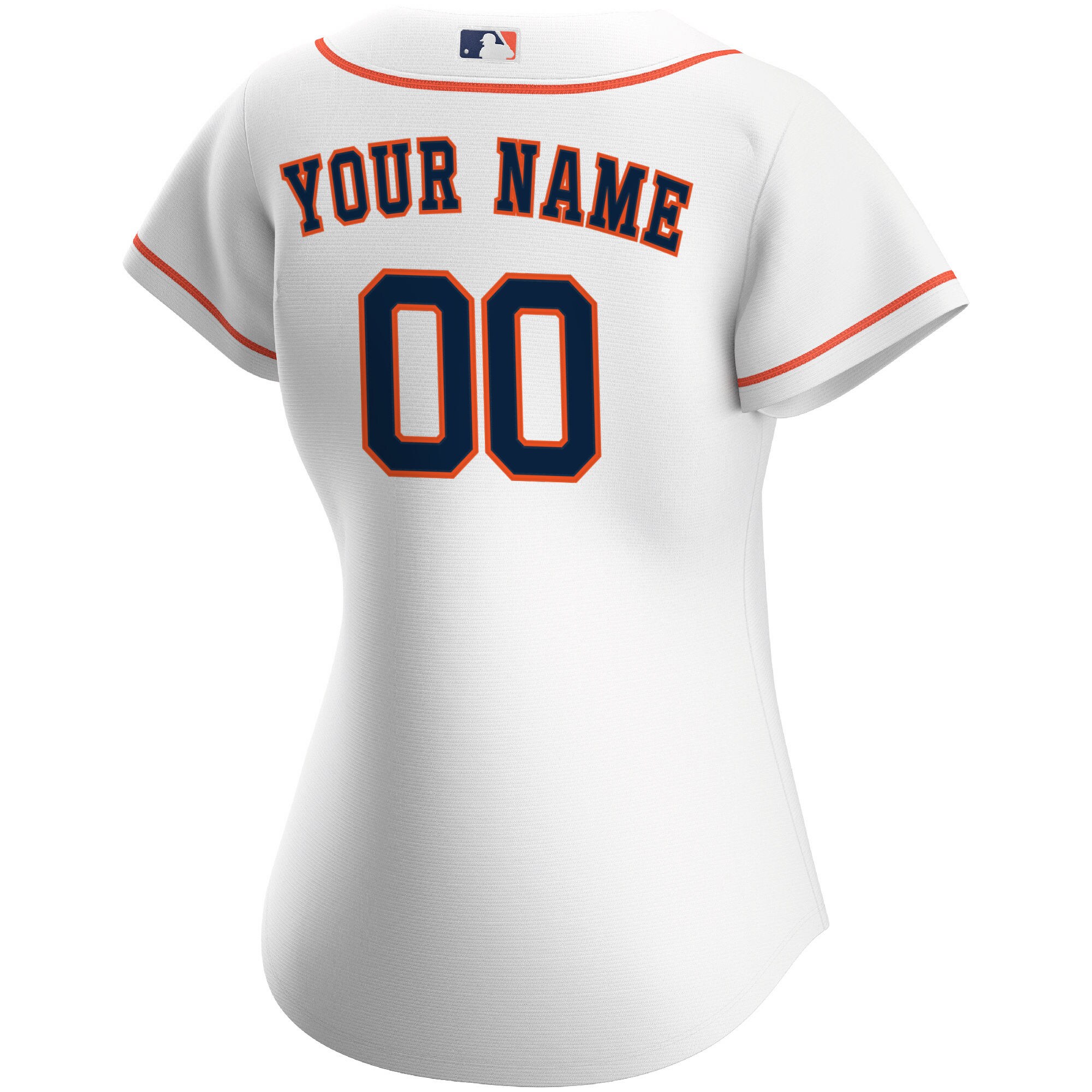 Houston Astros Women’s Home Custom Jersey – White