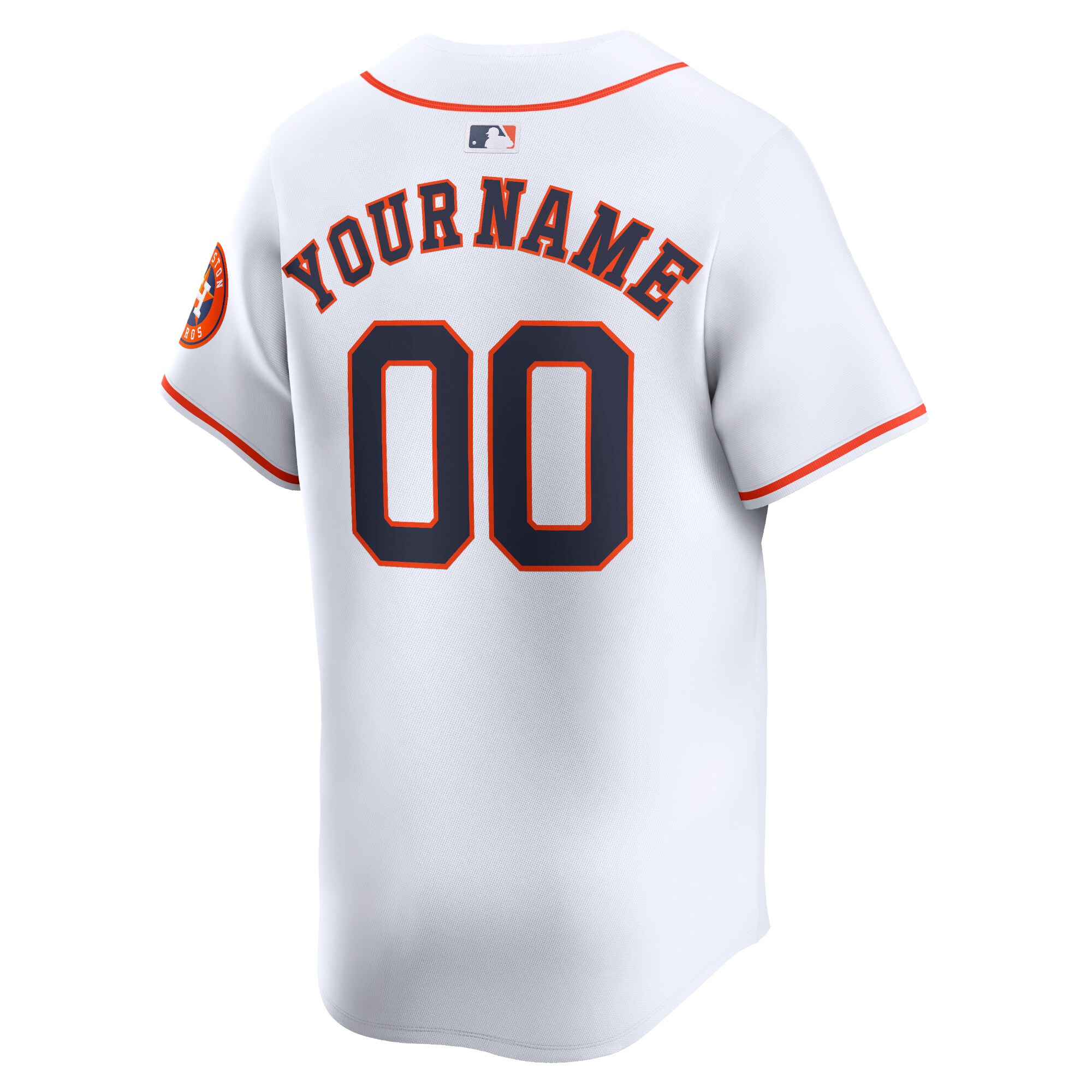 Houston Astros Youth Home Limited Custom Jersey – White