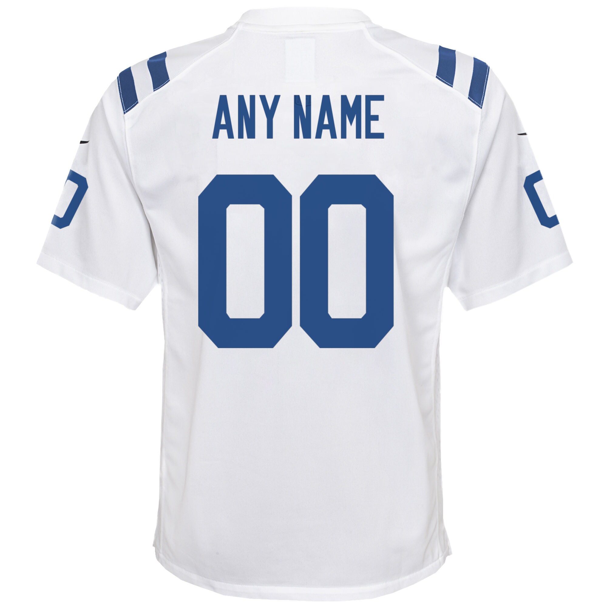 Indianapolis Colts Youth Custom Game Jersey – White