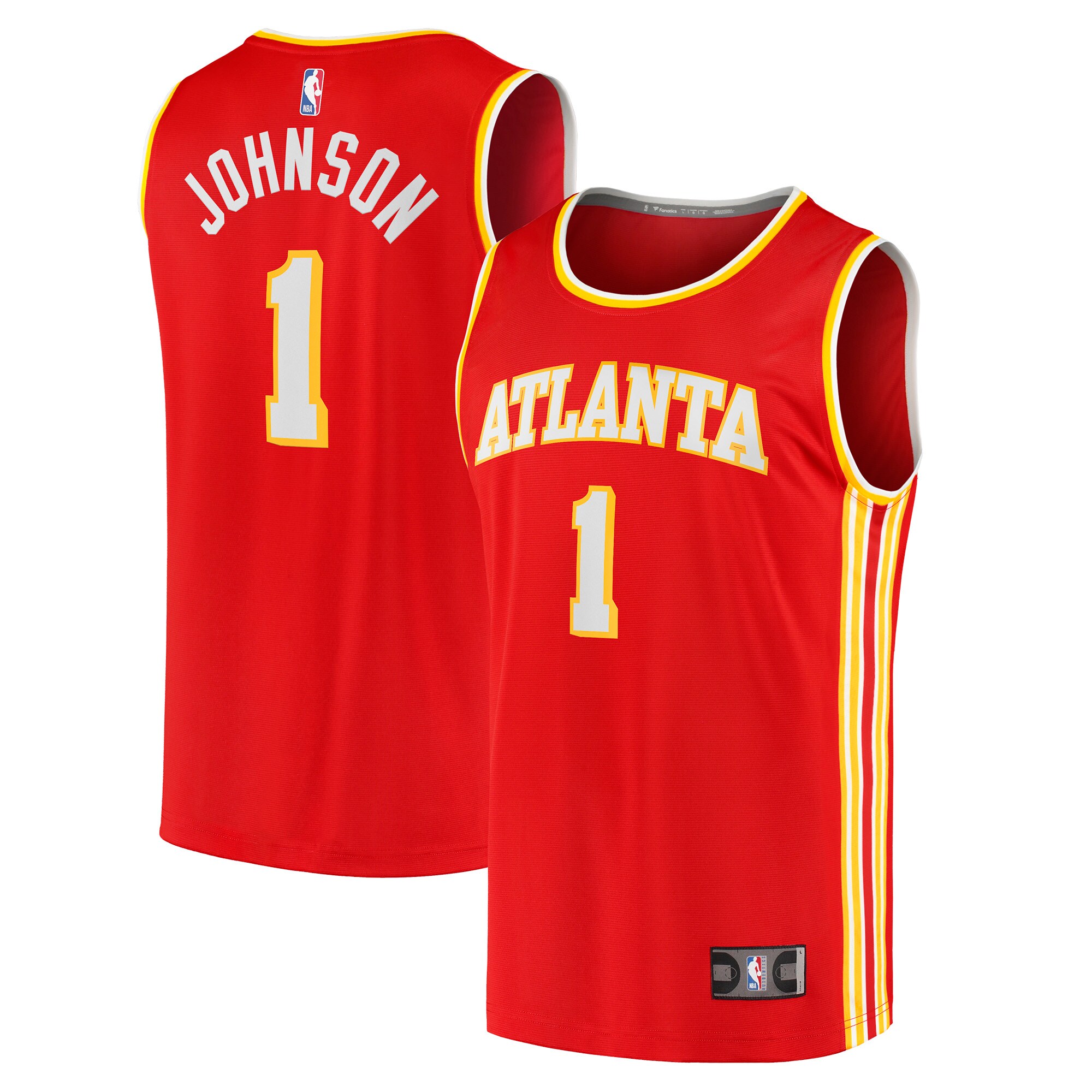 Jalen Johnson Atlanta Hawks Fanatics Youth Fast Break Jersey - Icon Edition - Red