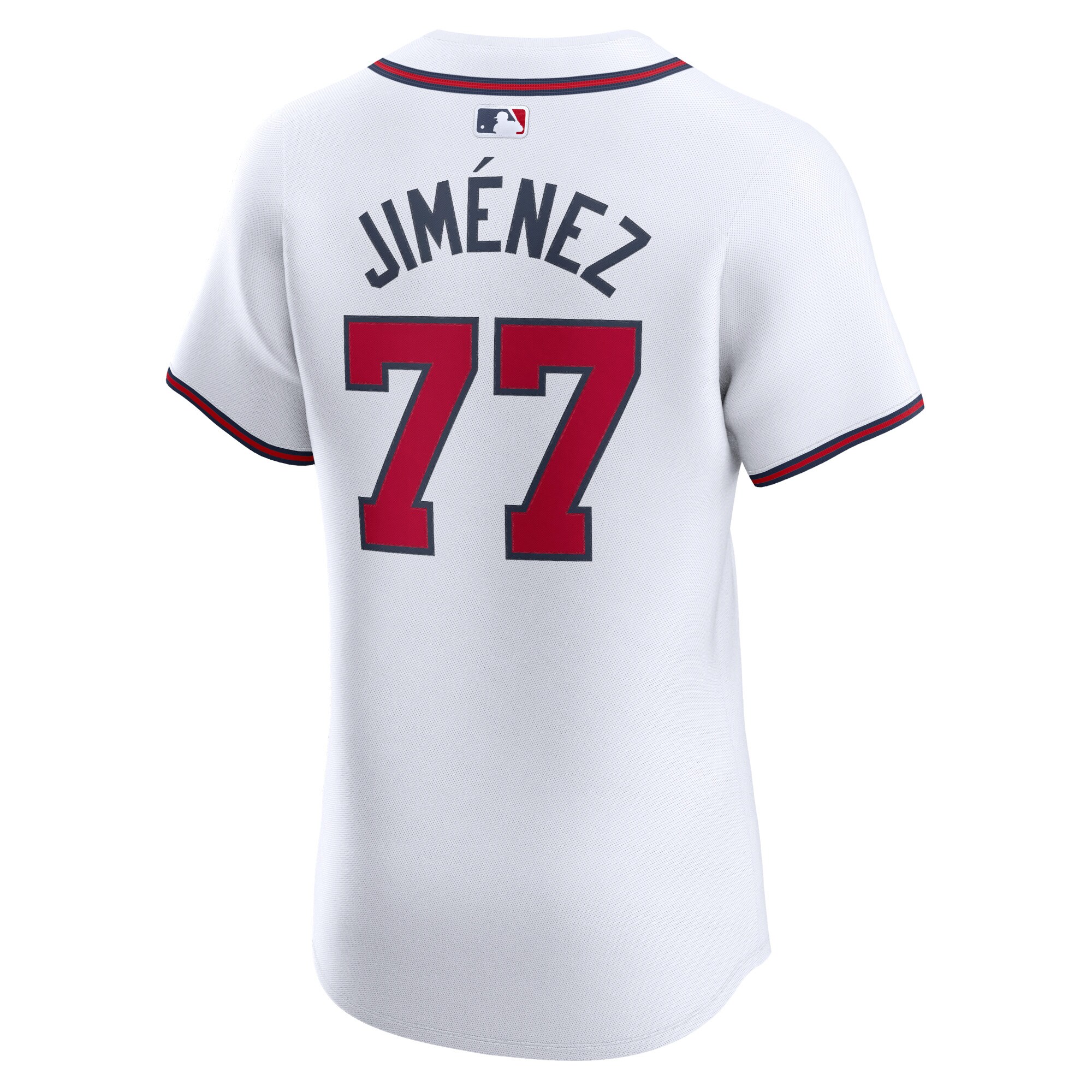 Joe Jimenez Atlanta Braves Home Elite Player Jersey – White