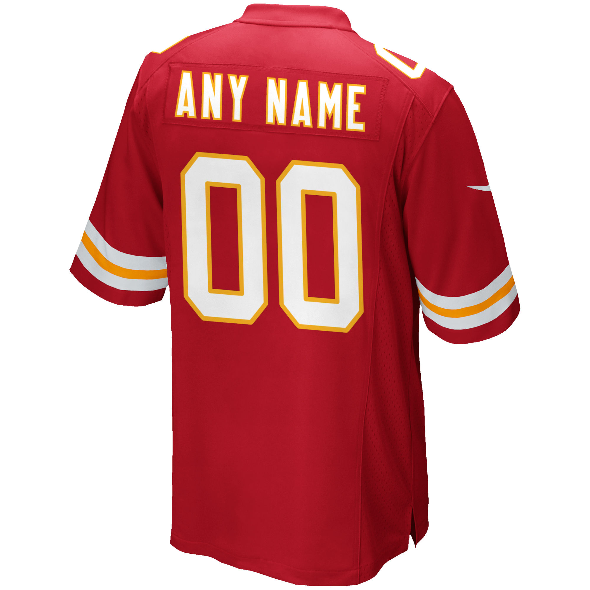 Kansas City Chiefs Custom Game Jersey – Red