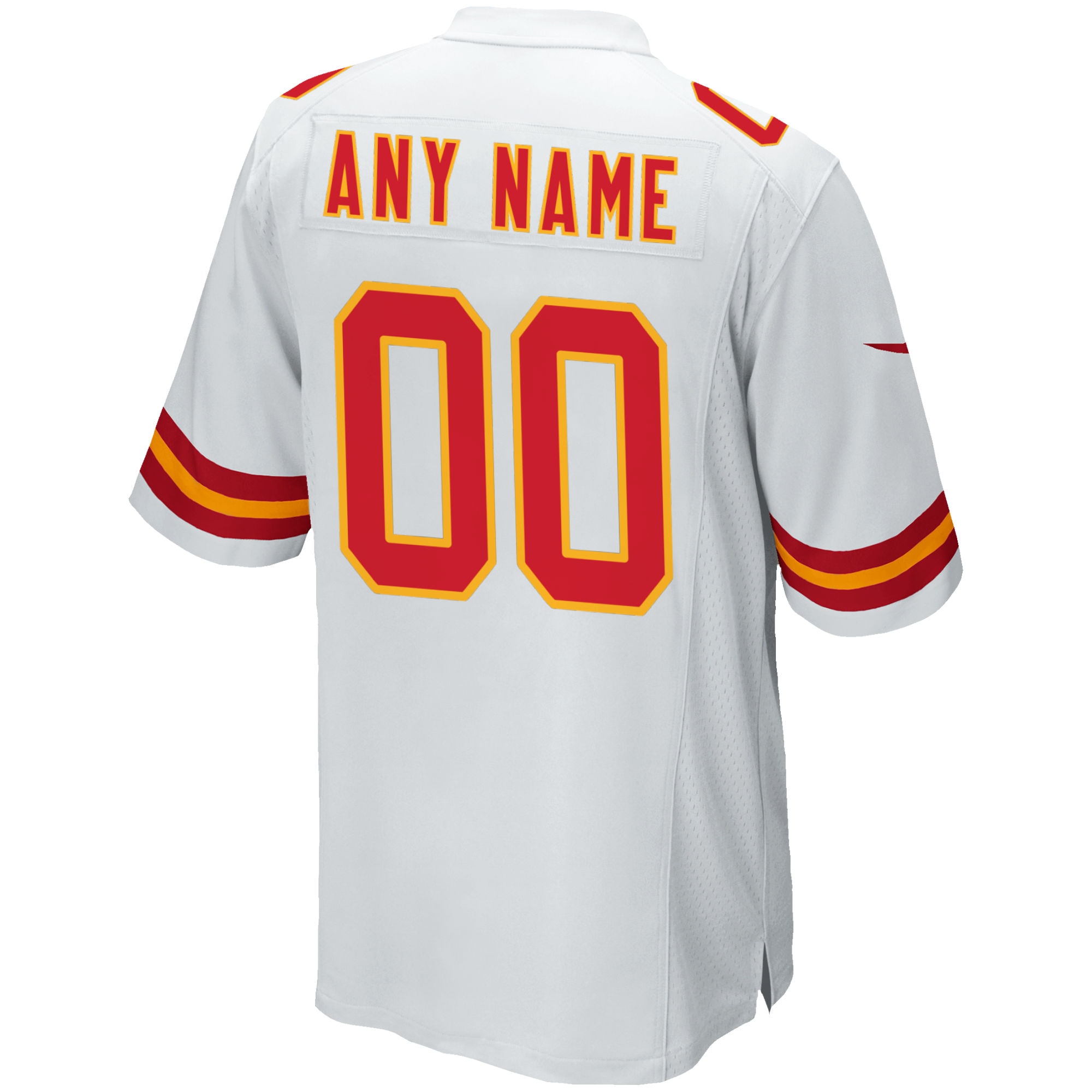 Kansas City Chiefs Custom Game Jersey – White