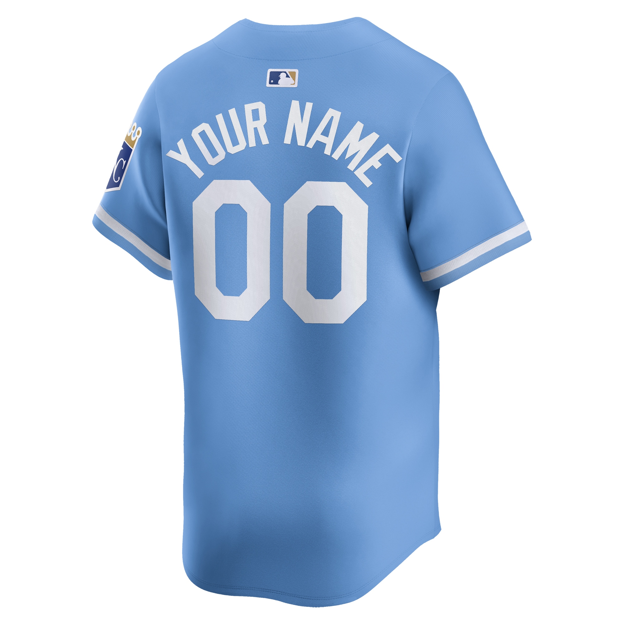 Kansas City Royals Alternate Limited Custom Jersey  Light Blue