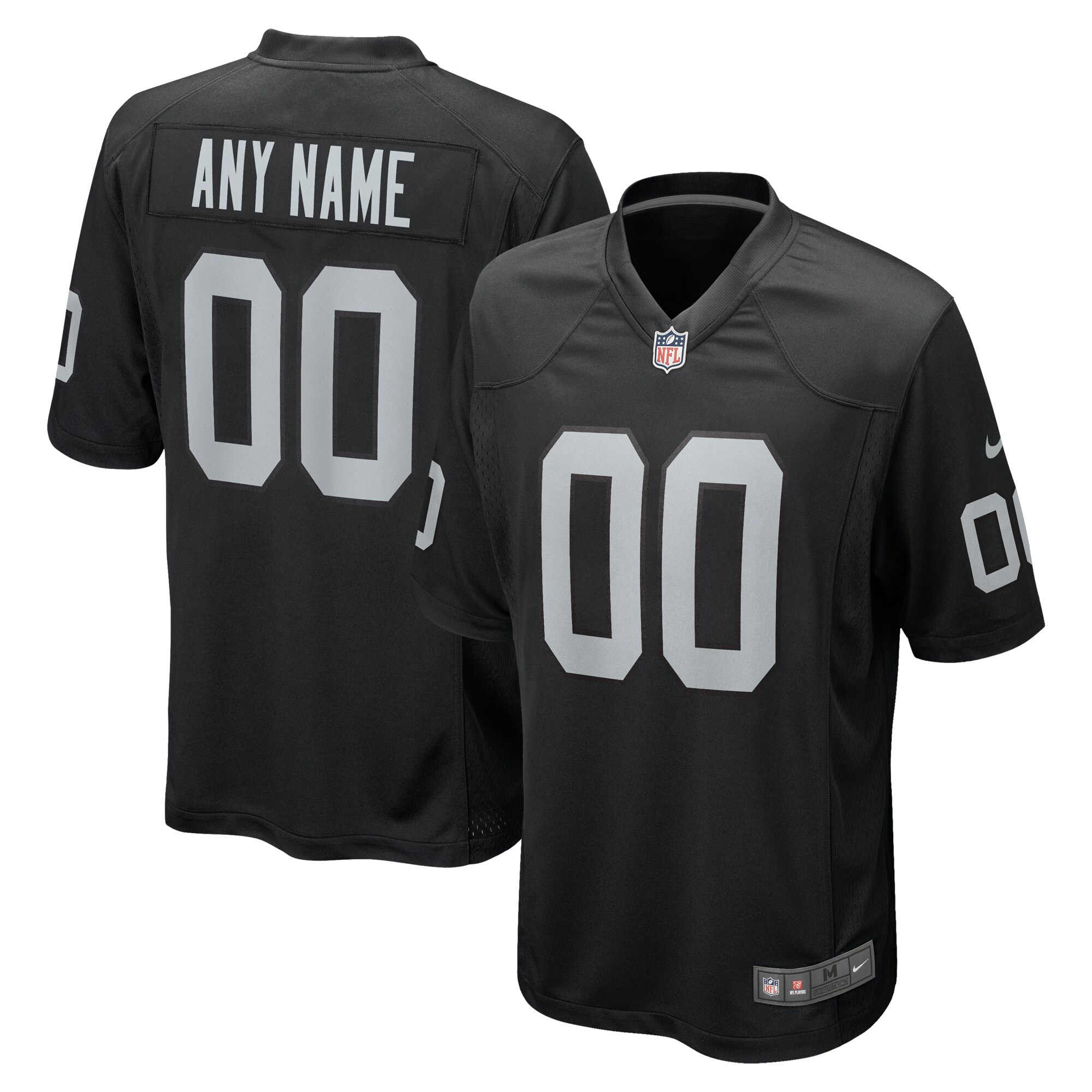 Las Vegas Raiders Custom Game Jersey - Black