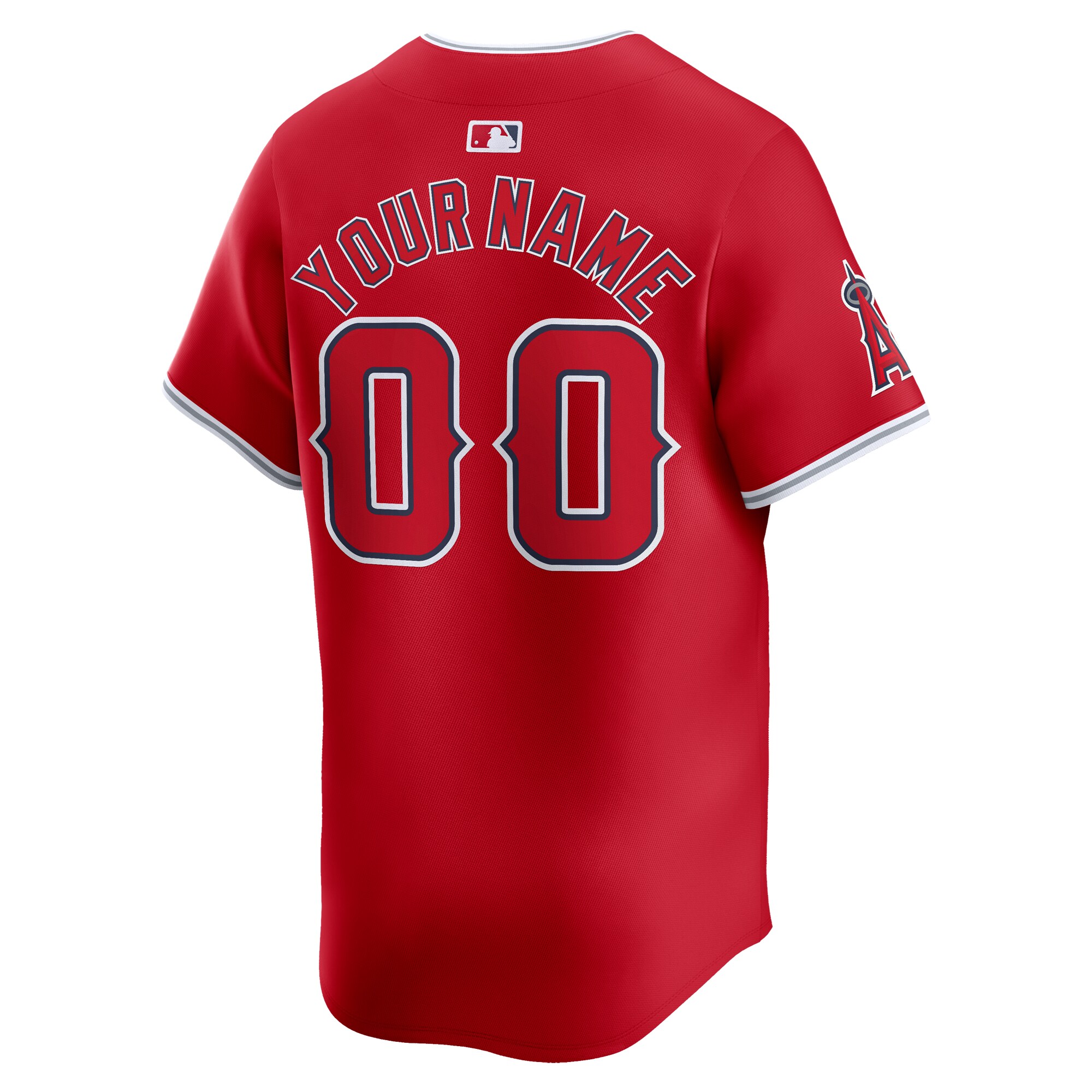 Los Angeles Angels Alternate Limited Custom Jersey  Red