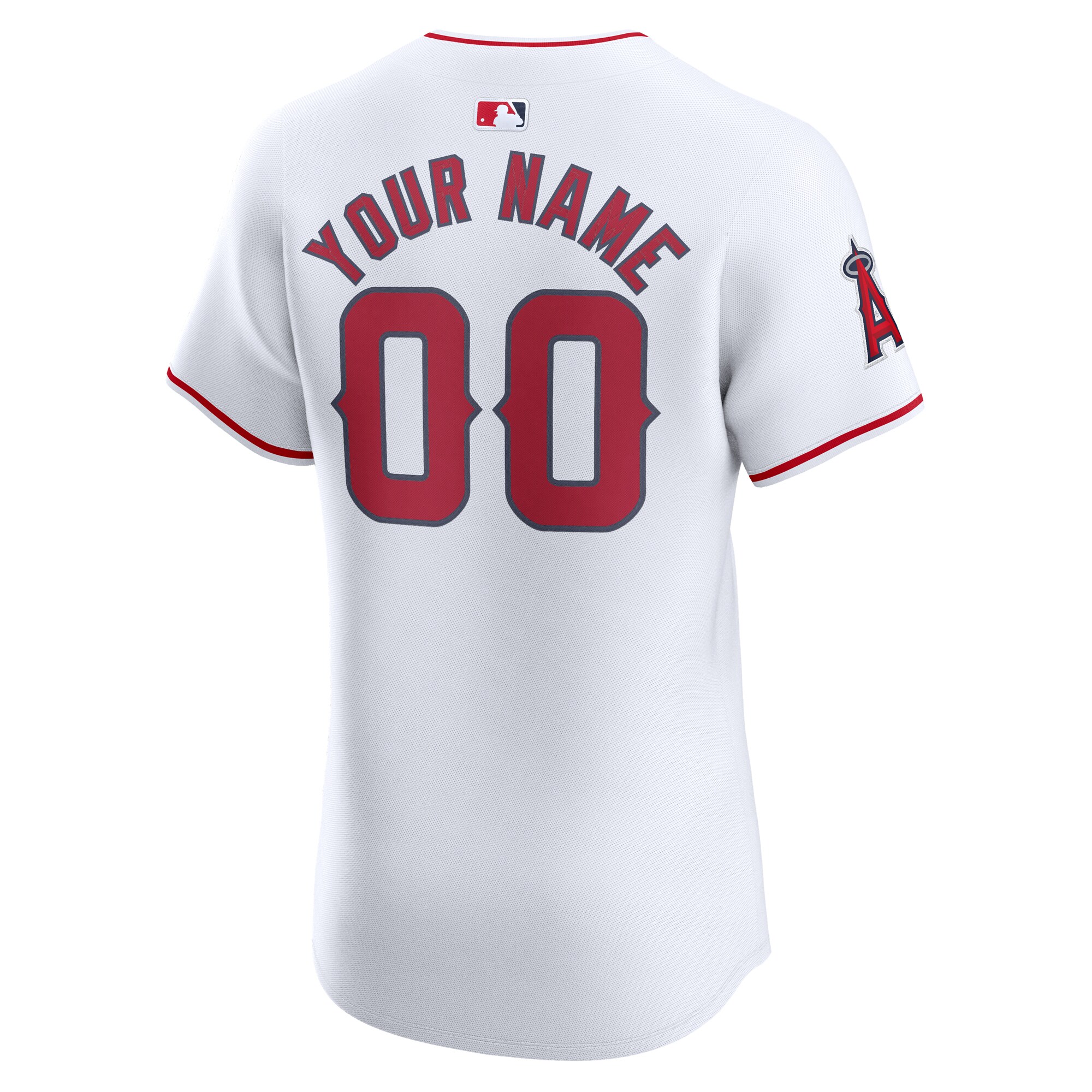 Los Angeles Angels Home Elite Custom Jersey – White