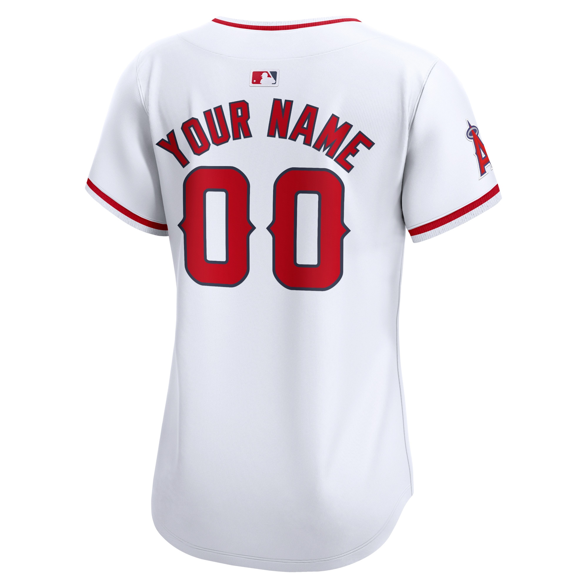 Los Angeles Angels Women’s Home Limited Custom Jersey – White