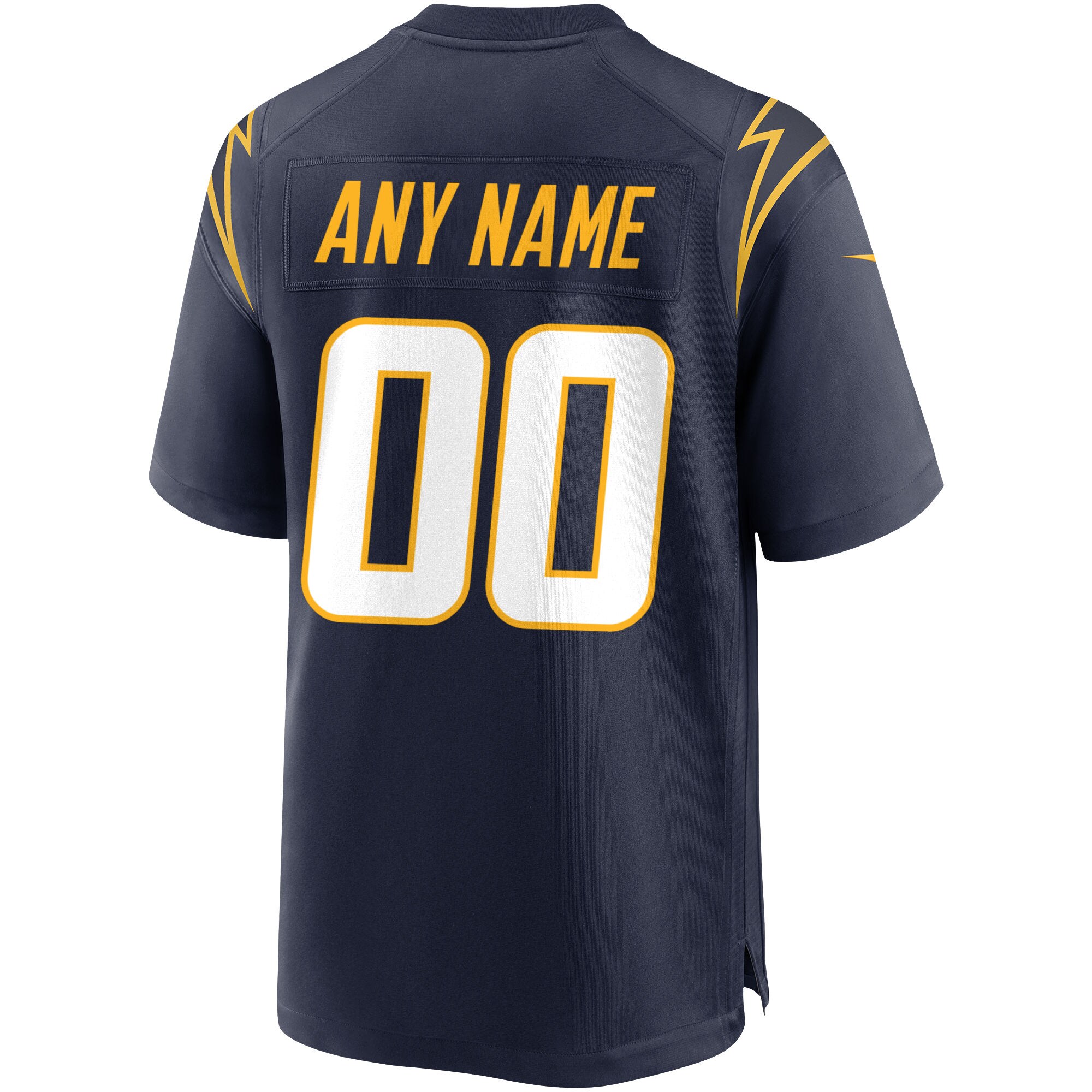 Los Angeles Chargers Alternate Custom Game Jersey – Navy