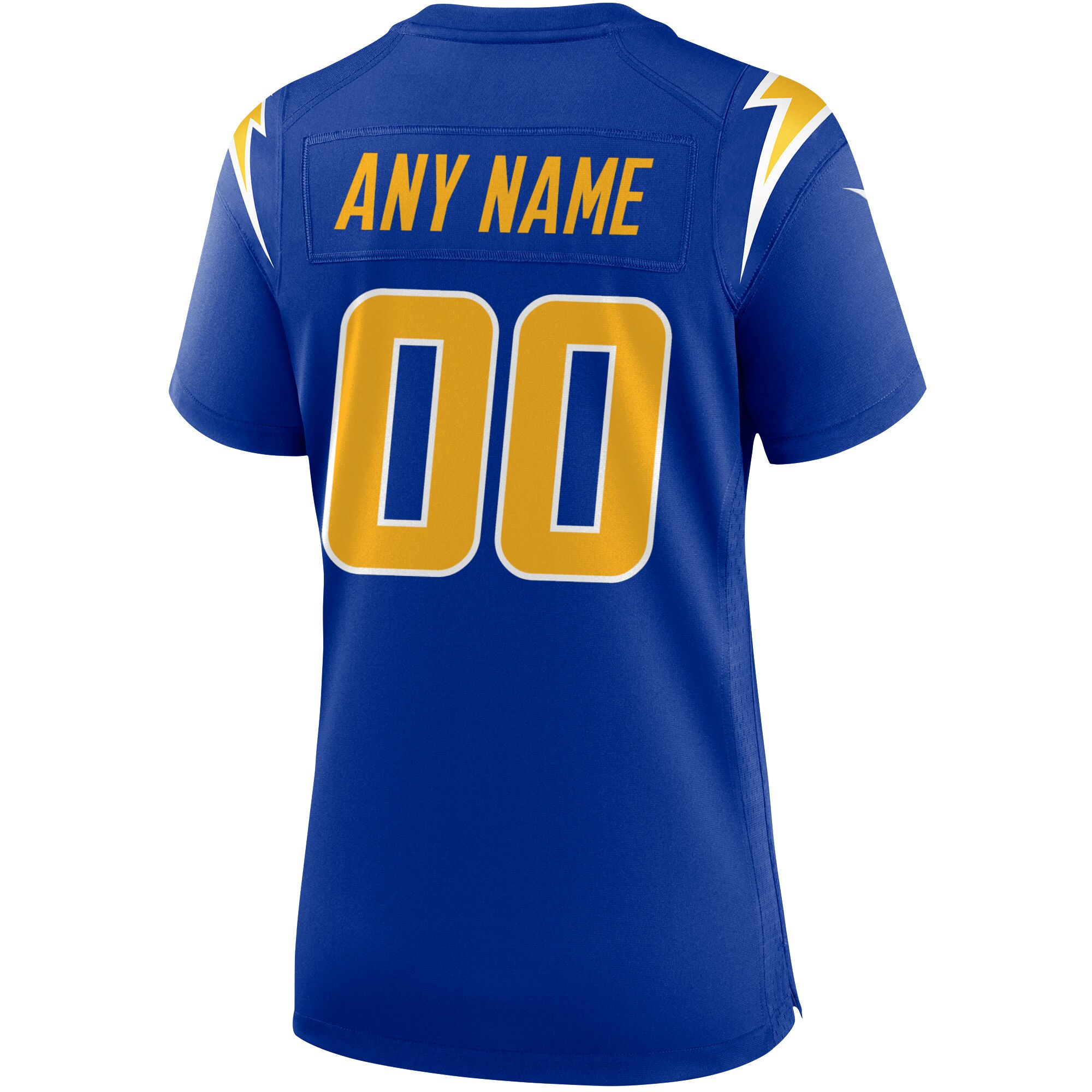 Los Angeles Chargers Women’s Alternate Custom Game Jersey – Royal