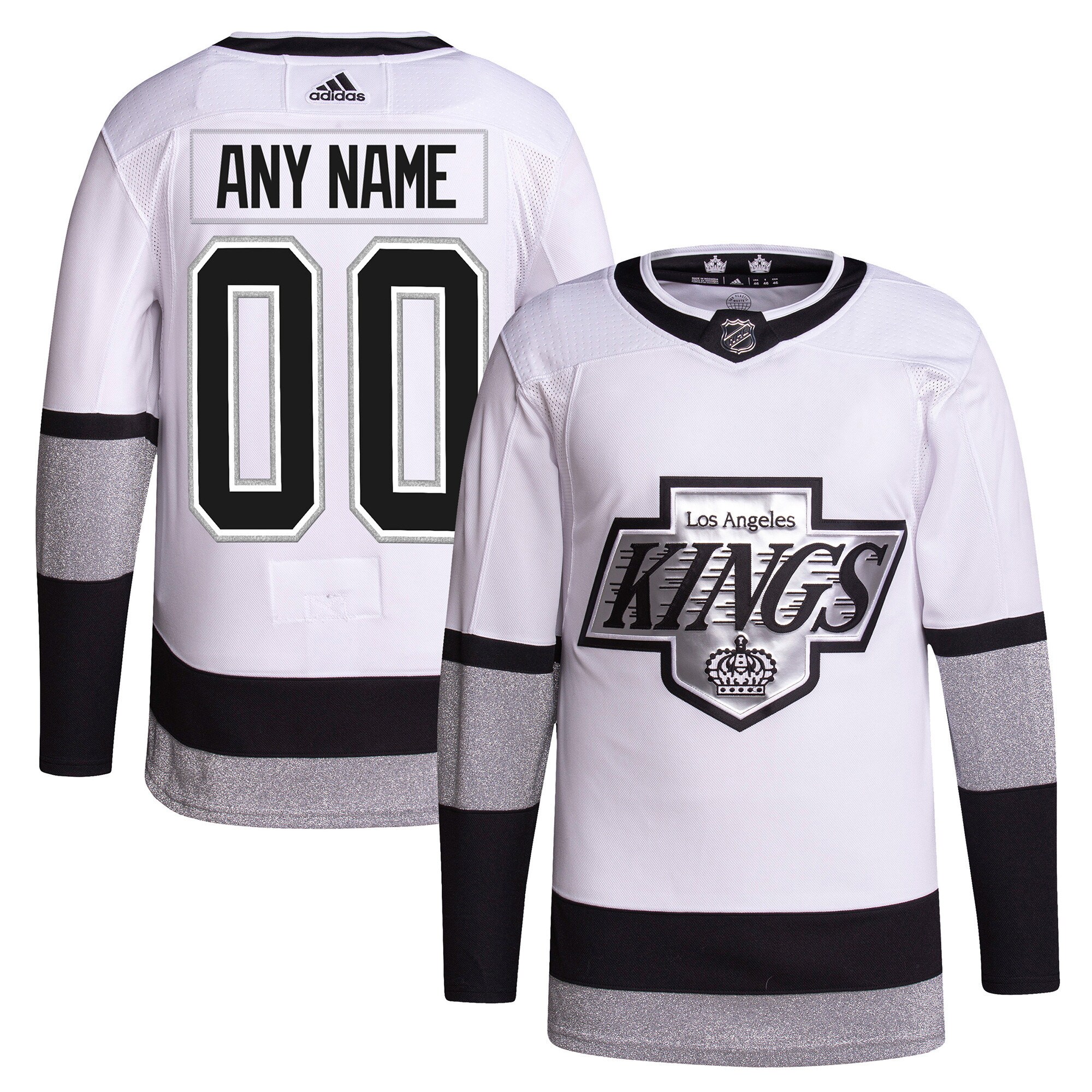 Los Angeles Kings Alternate 2021/22 Primegreen Custom Jersey - White