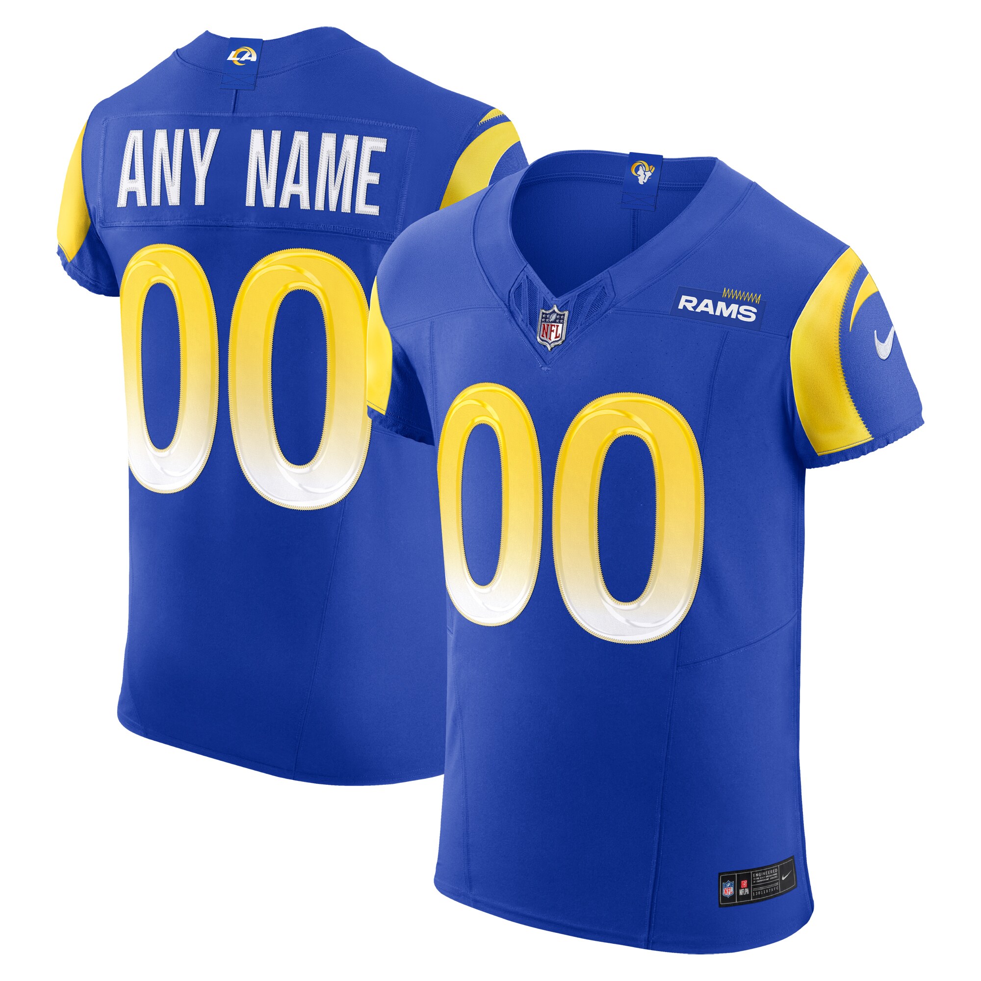 Los Angeles Rams Vapor F.u.s.e. Elite Custom Jersey - Royal
