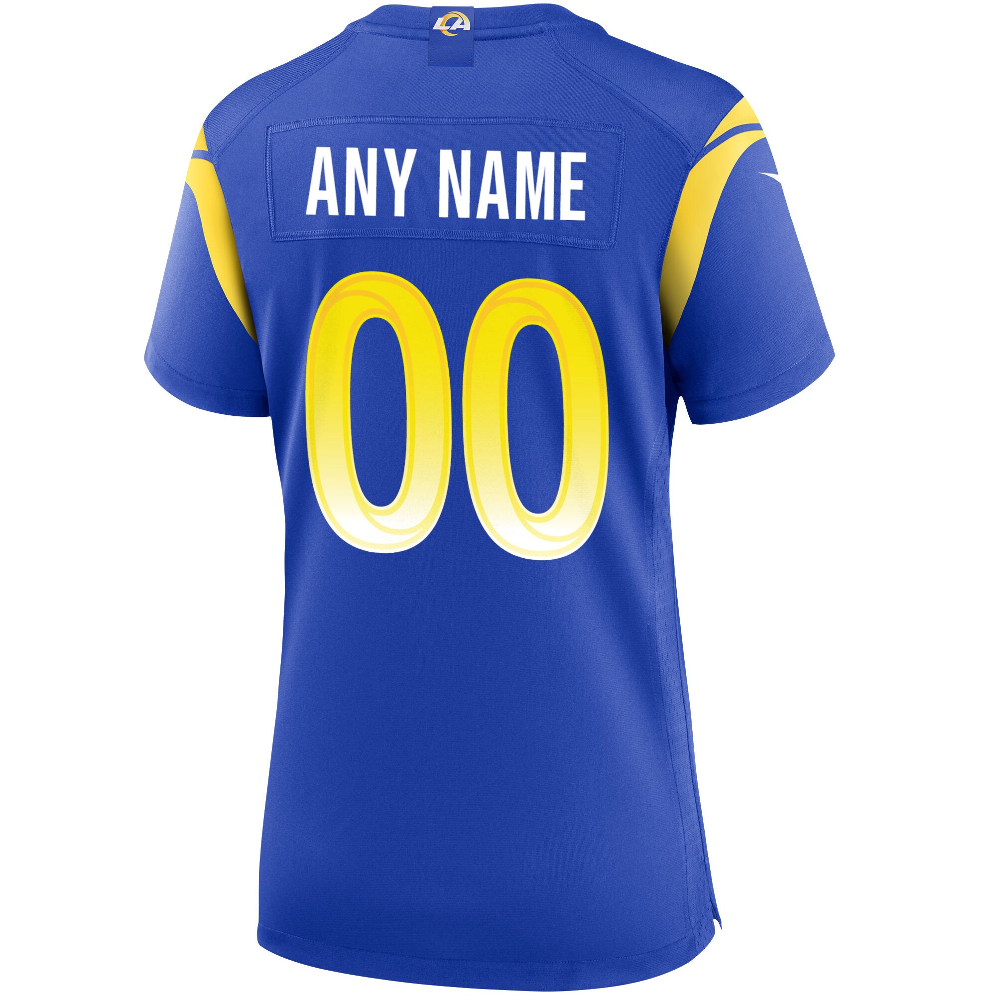 Los Angeles Rams Women’s Custom Game Jersey – Royal