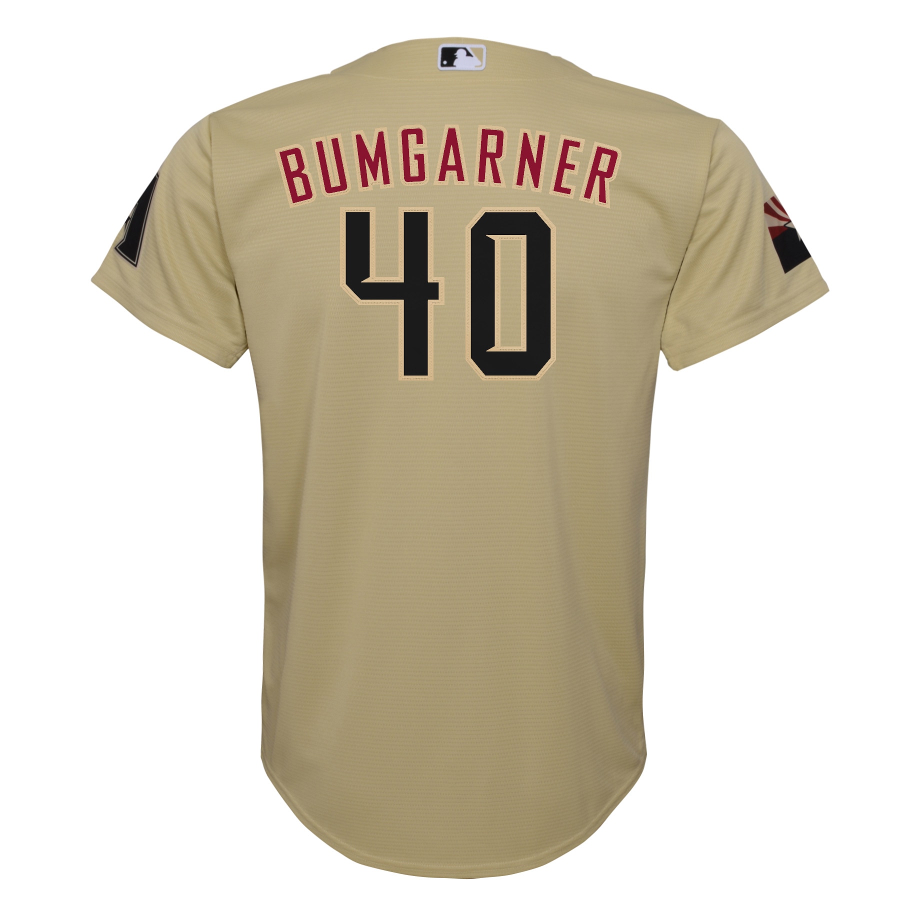 Madison Bumgarner Arizona Diamondbacks Youth City Connect Player Jersey – Sand