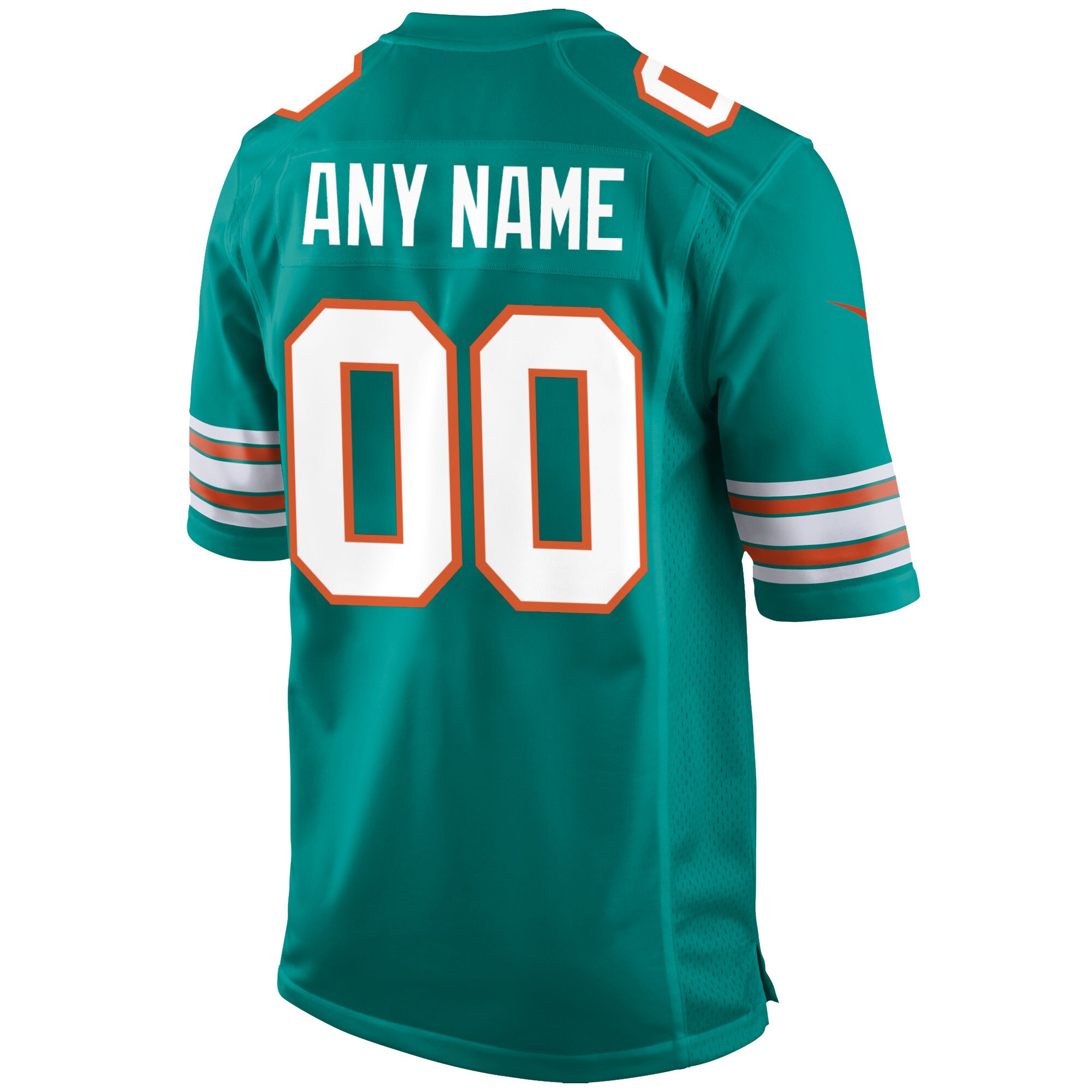 Miami Dolphins Alternate Custom Game Jersey – Aqua