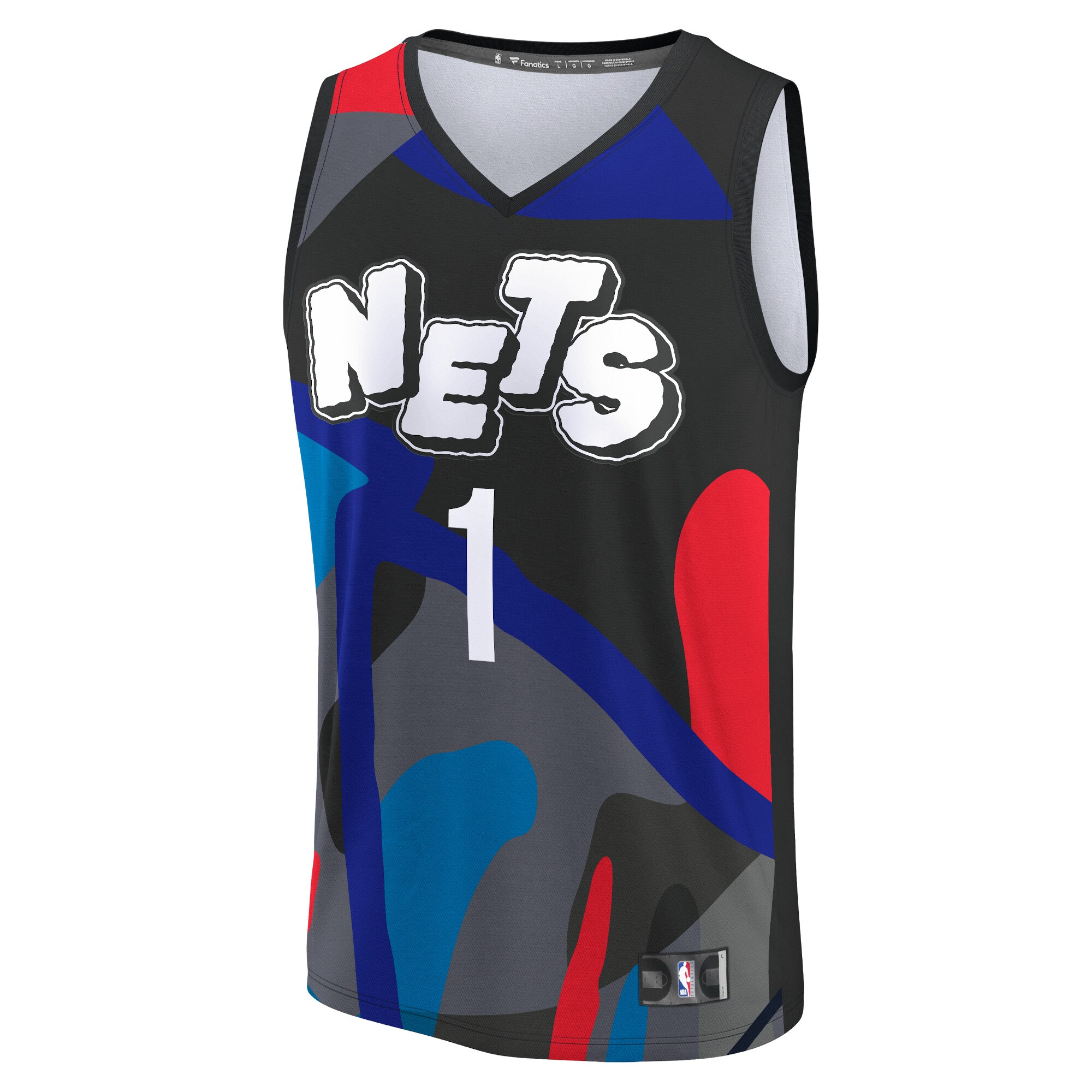 Mikal Bridges Brooklyn Nets Fanatics Youth Fast Break Jersey – Black – City Edition