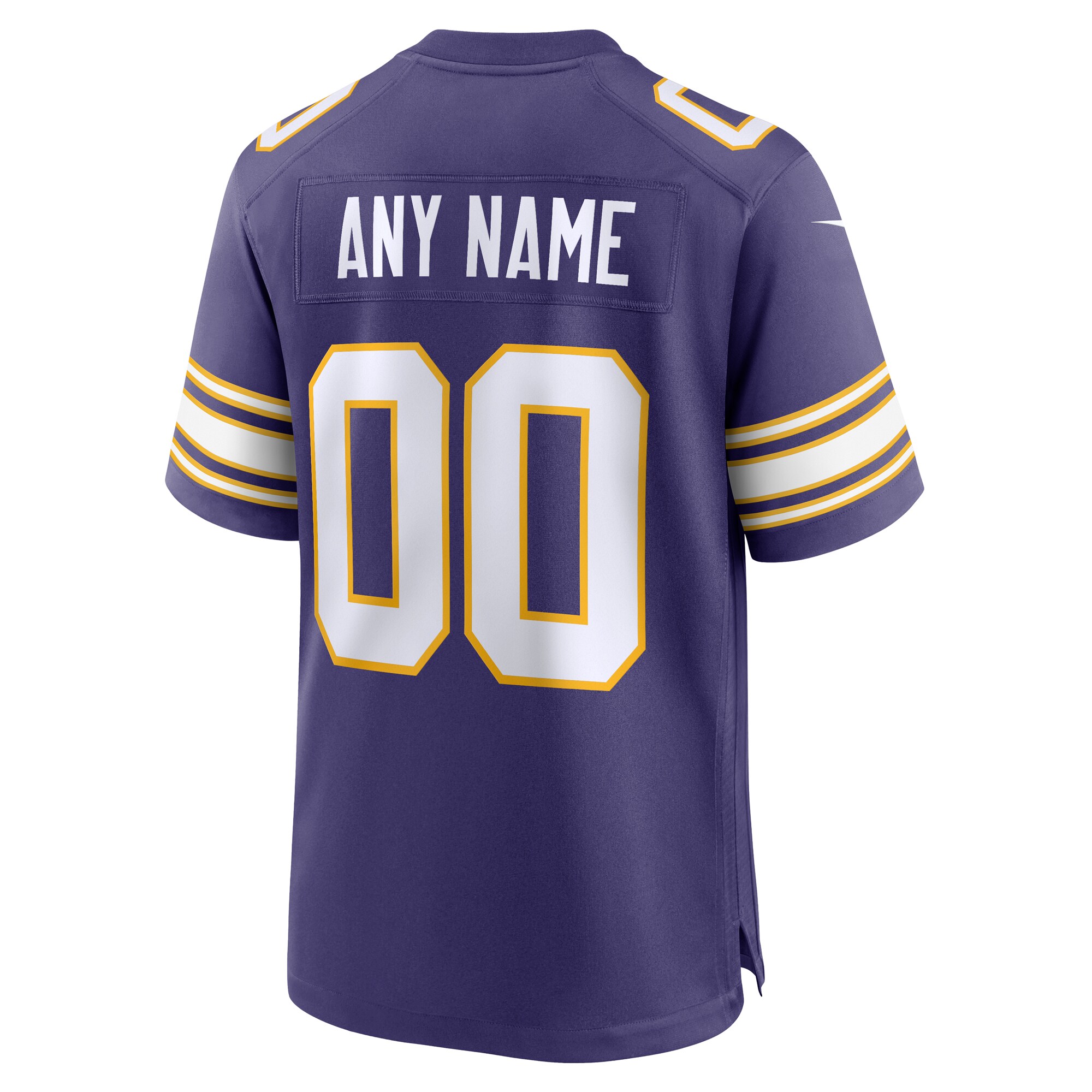 Minnesota Vikings Classic Custom Game Jersey – Purple