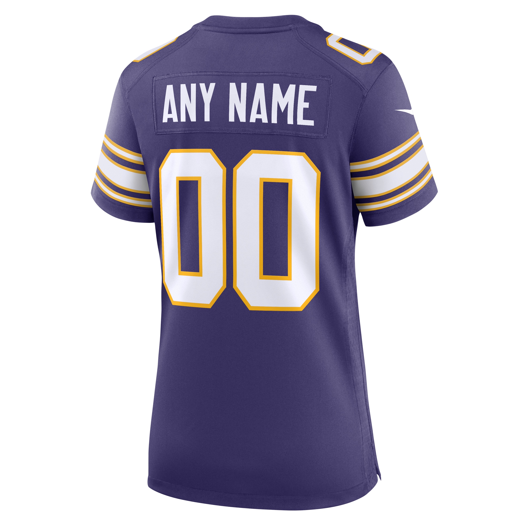 Minnesota Vikings Women’s Classic Custom Game Jersey – Purple