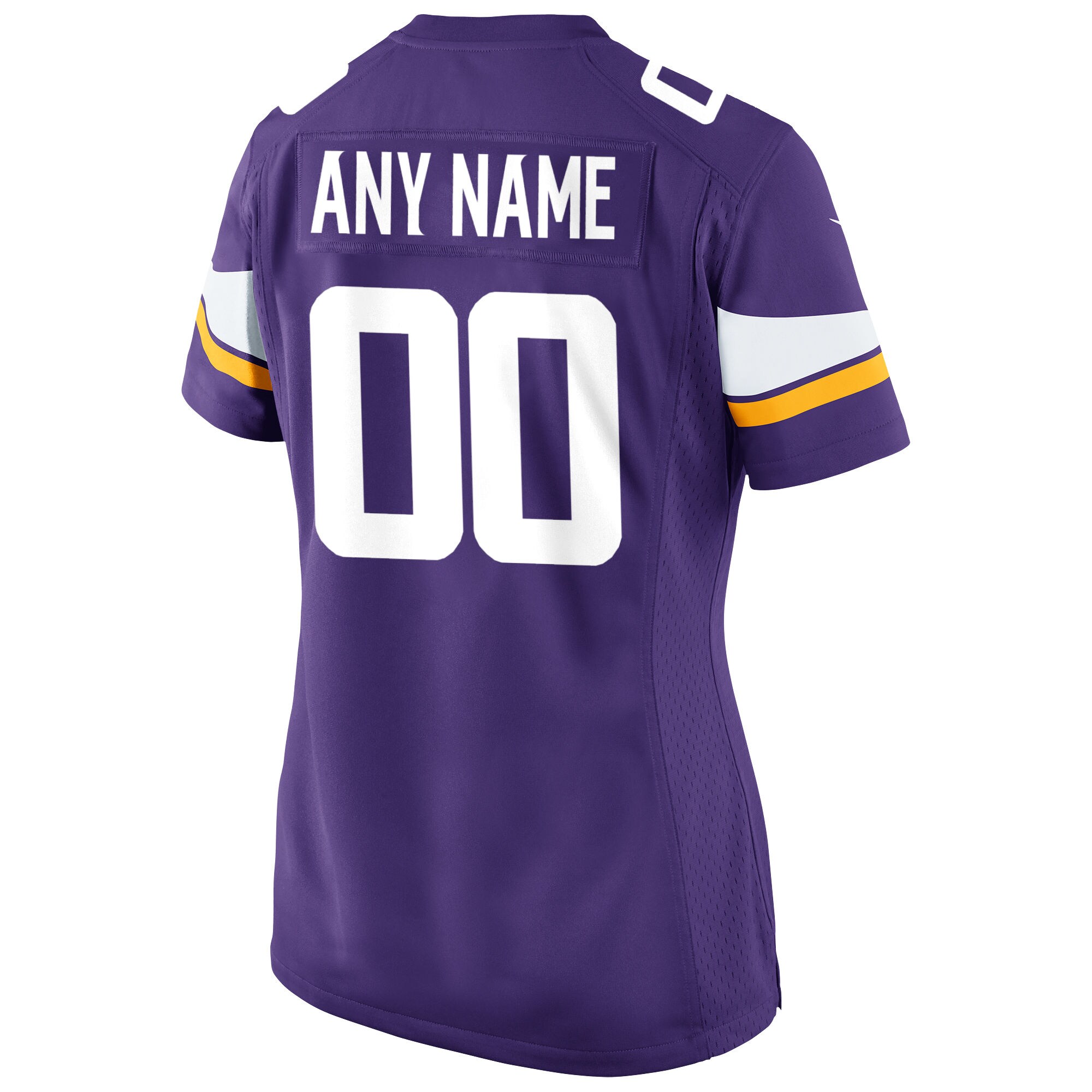 Minnesota Vikings Women’s Custom Game Jersey – Purple