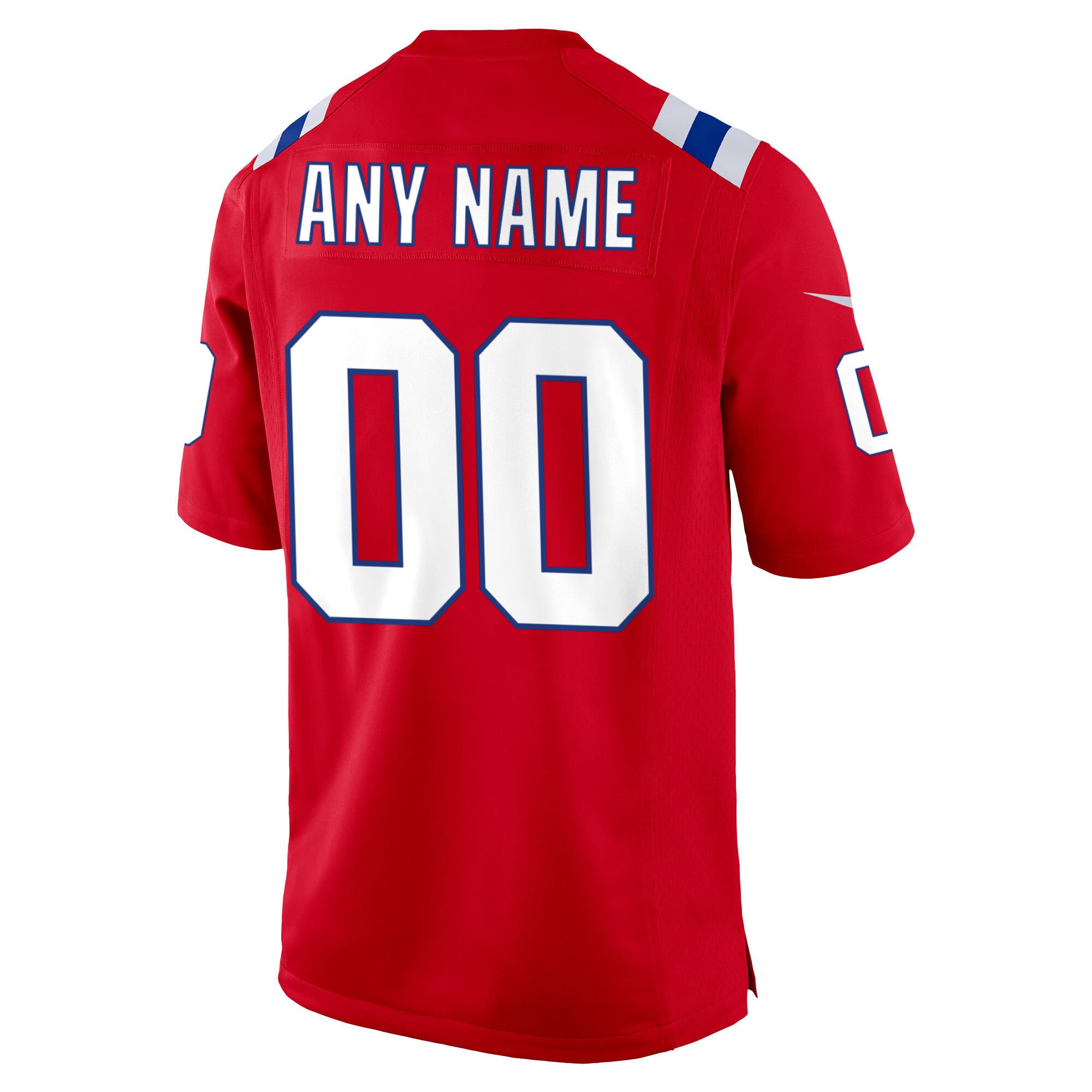 New England Patriots Alternate Custom Jersey – Red