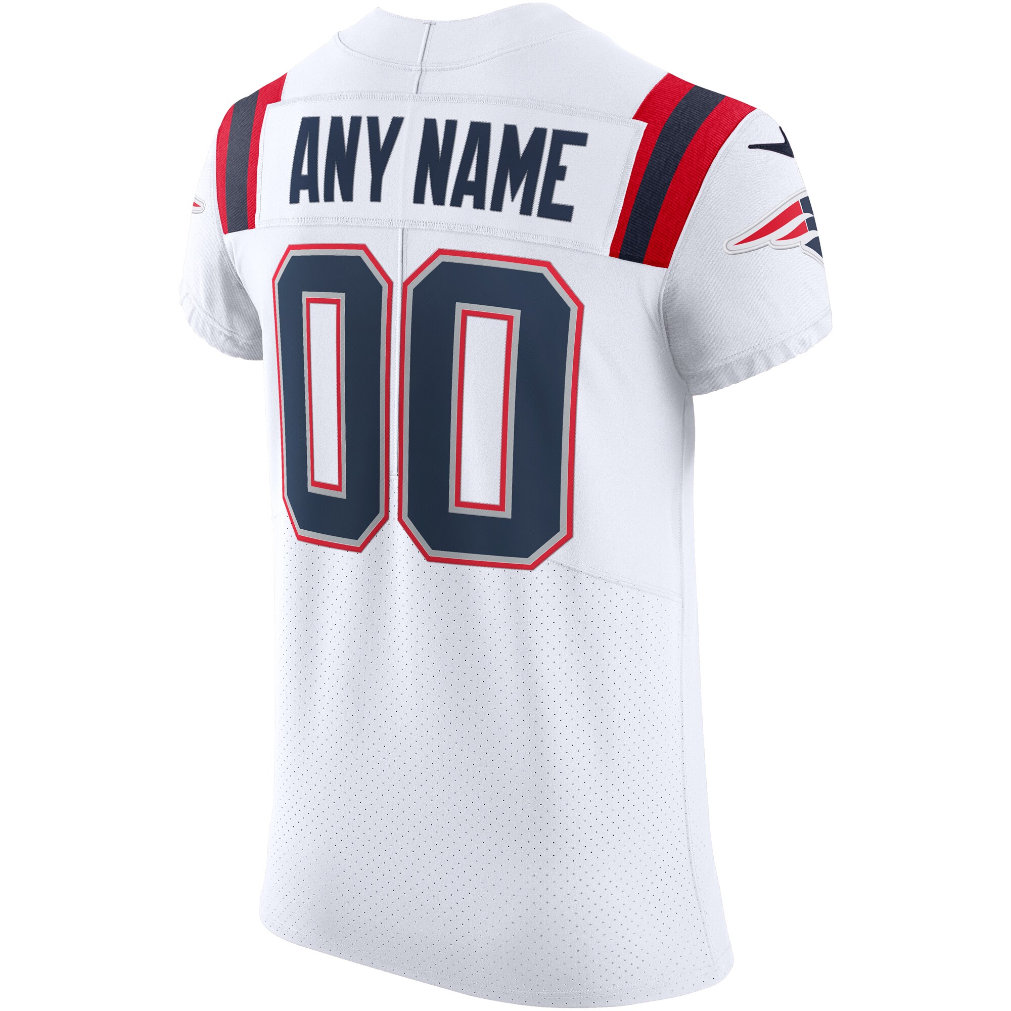 New England Patriots Vapor Elite Custom Jersey – White