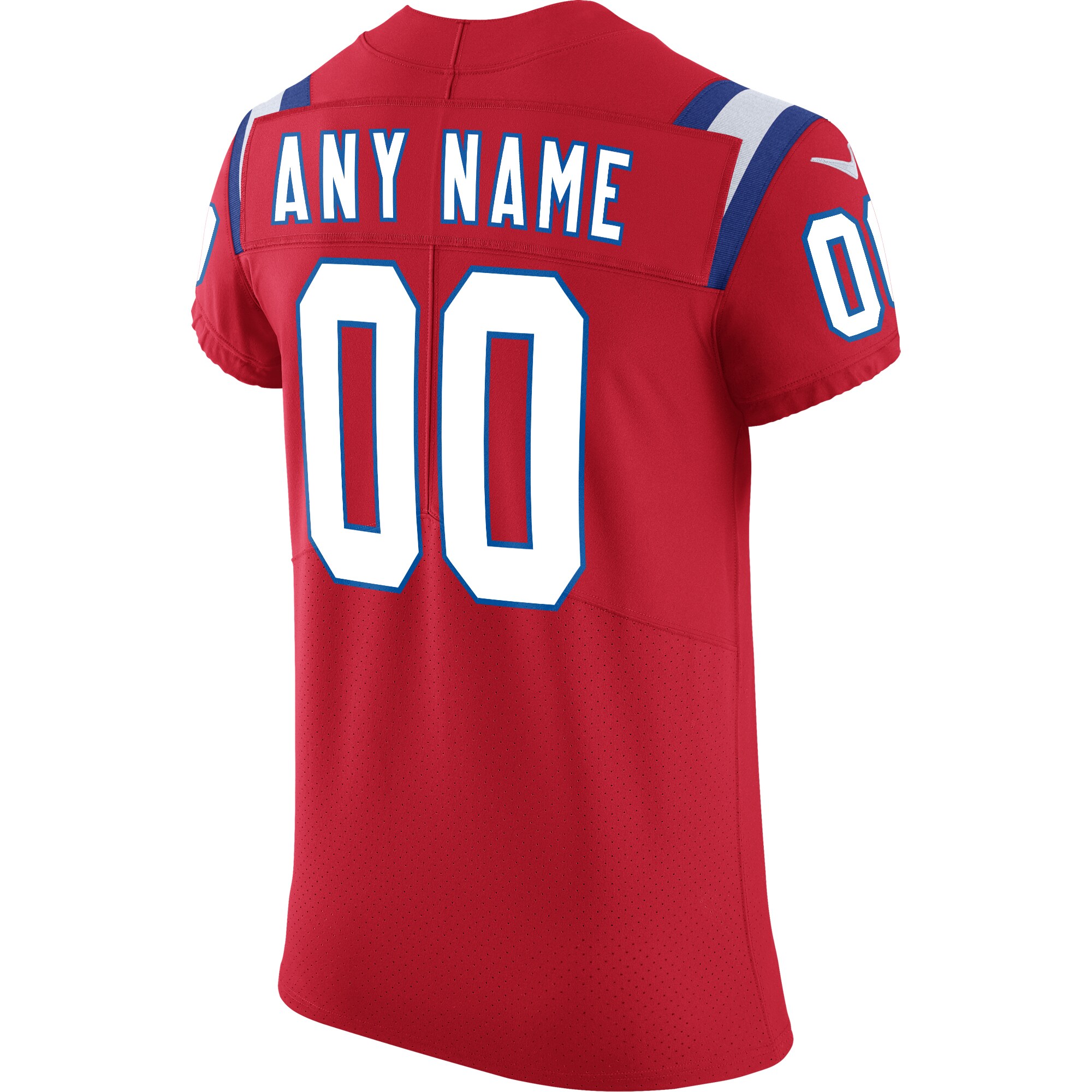New England Patriots Vapor Untouchable Custom Elite Jersey – Red