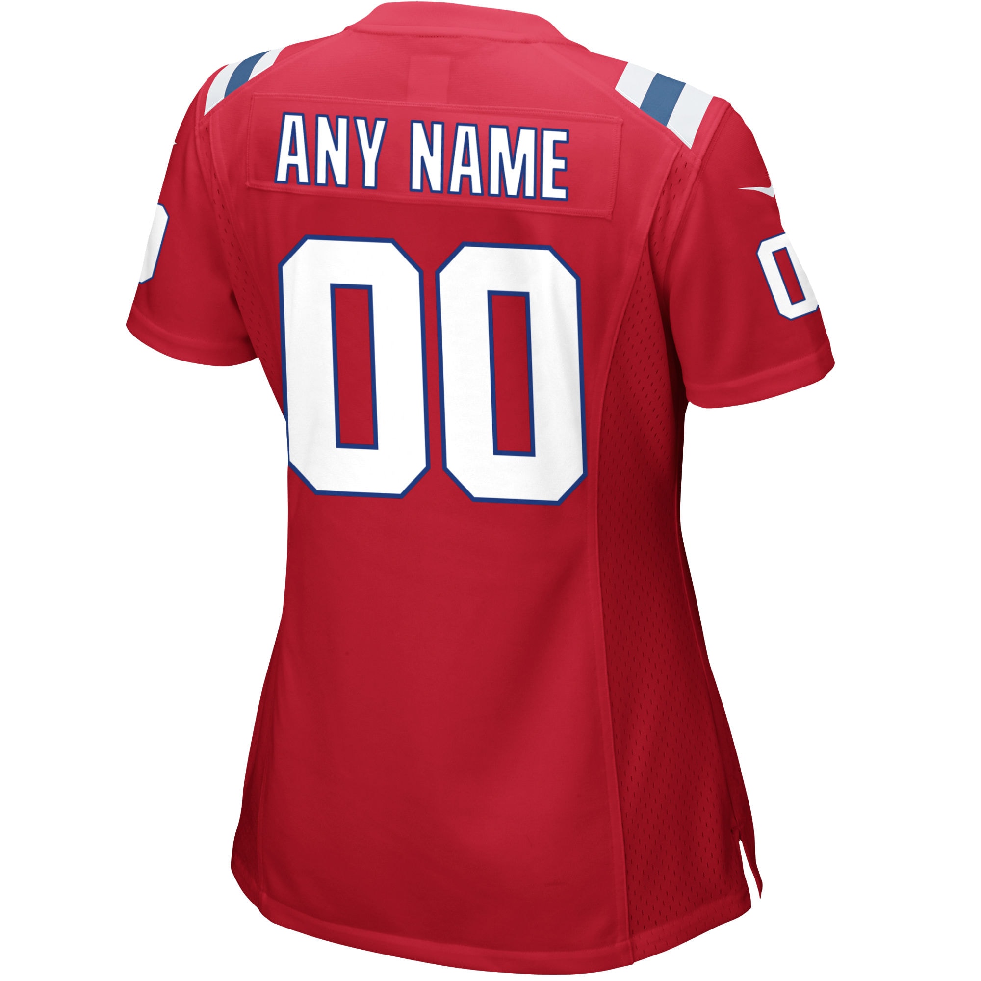 New England Patriots Women’s Alternate Custom Jersey – Red
