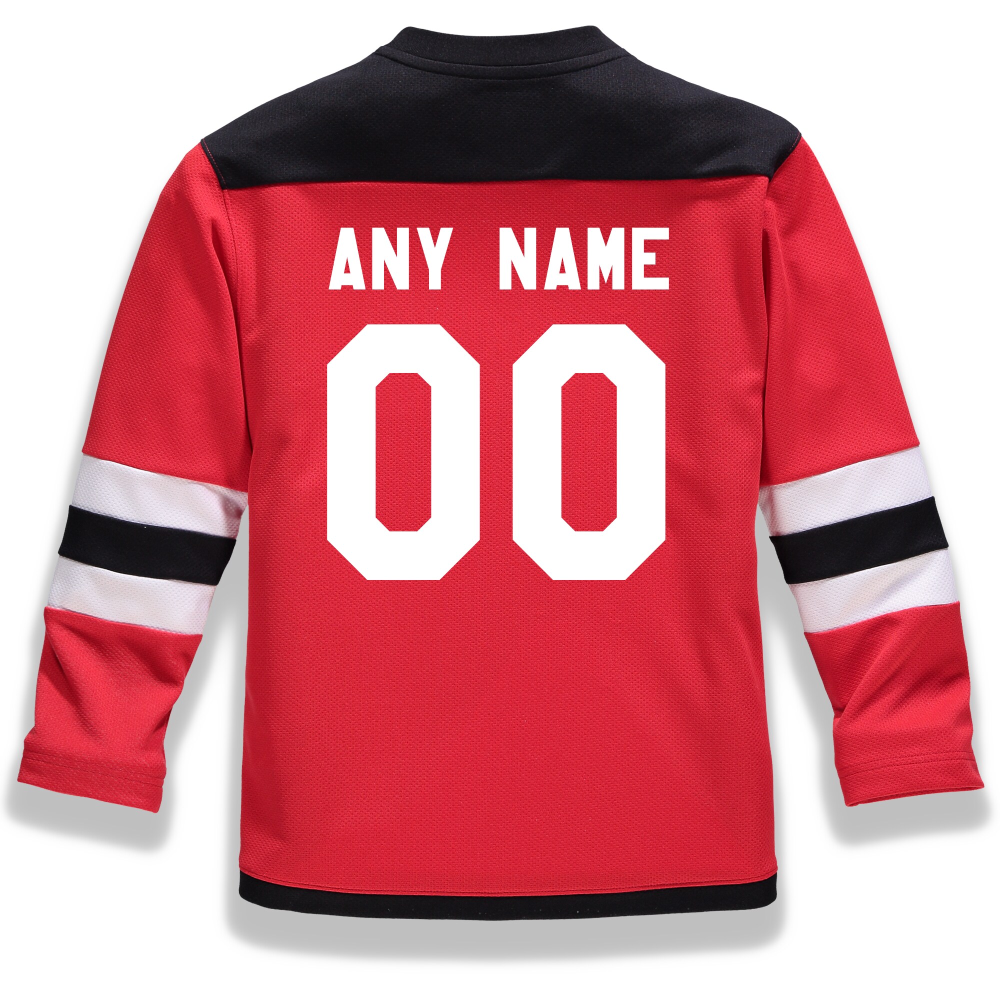 New Jersey Devils Fanatics Youth Home Custom Jersey – Red