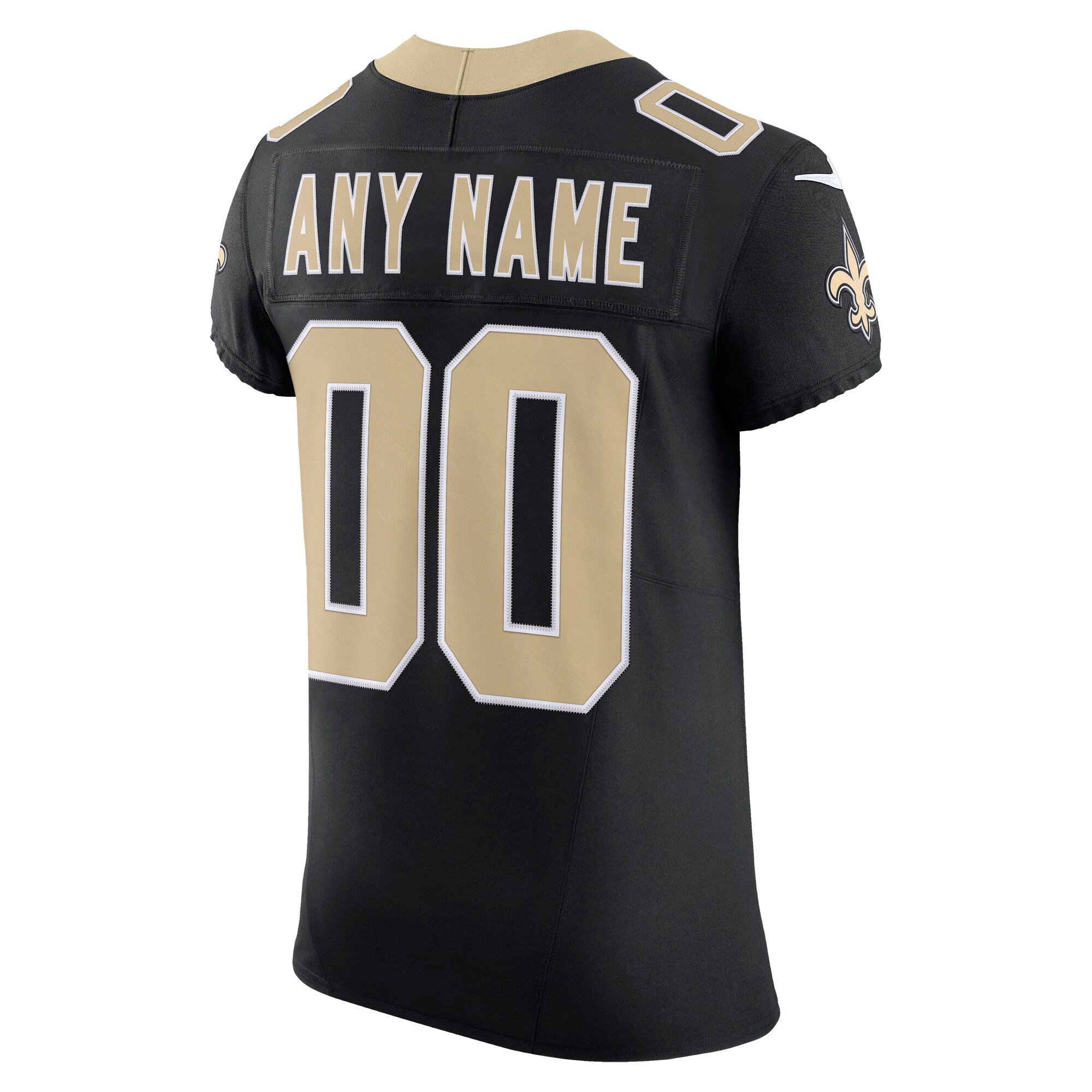 New Orleans Saints Vapor F.u.s.e. Elite Custom Jersey – Black