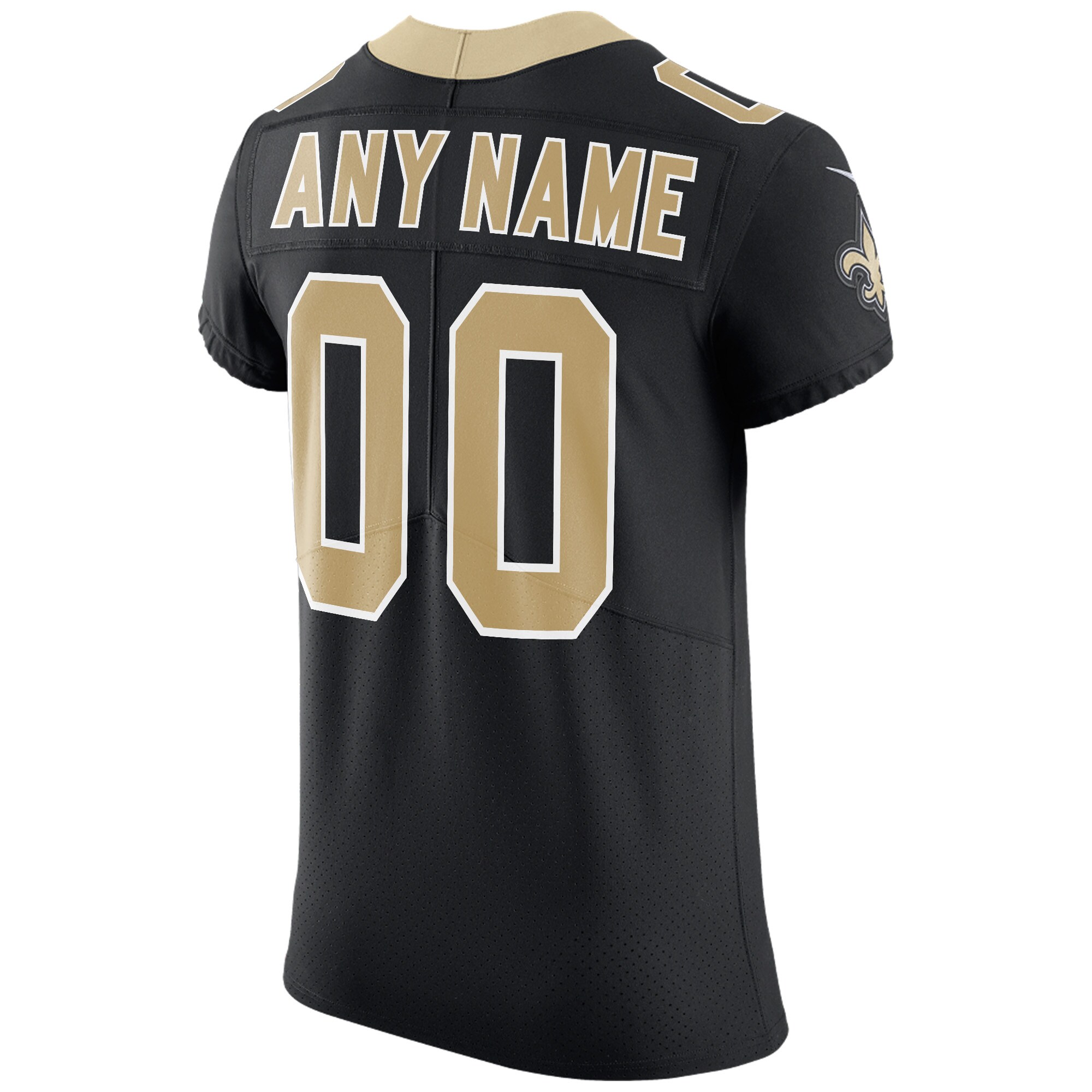 New Orleans Saints Vapor Untouchable Custom Elite Jersey – Black
