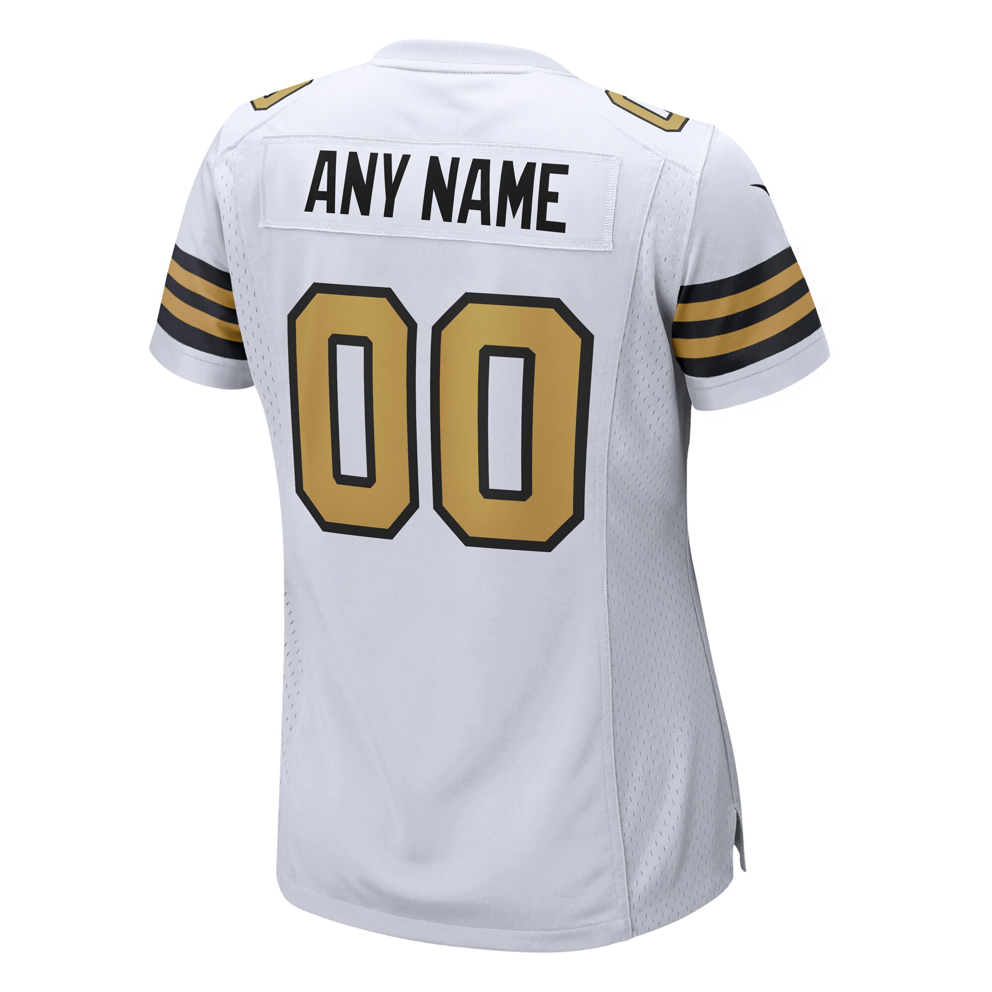 New Orleans Saints Women’s Alternate Custom Game Jersey – White