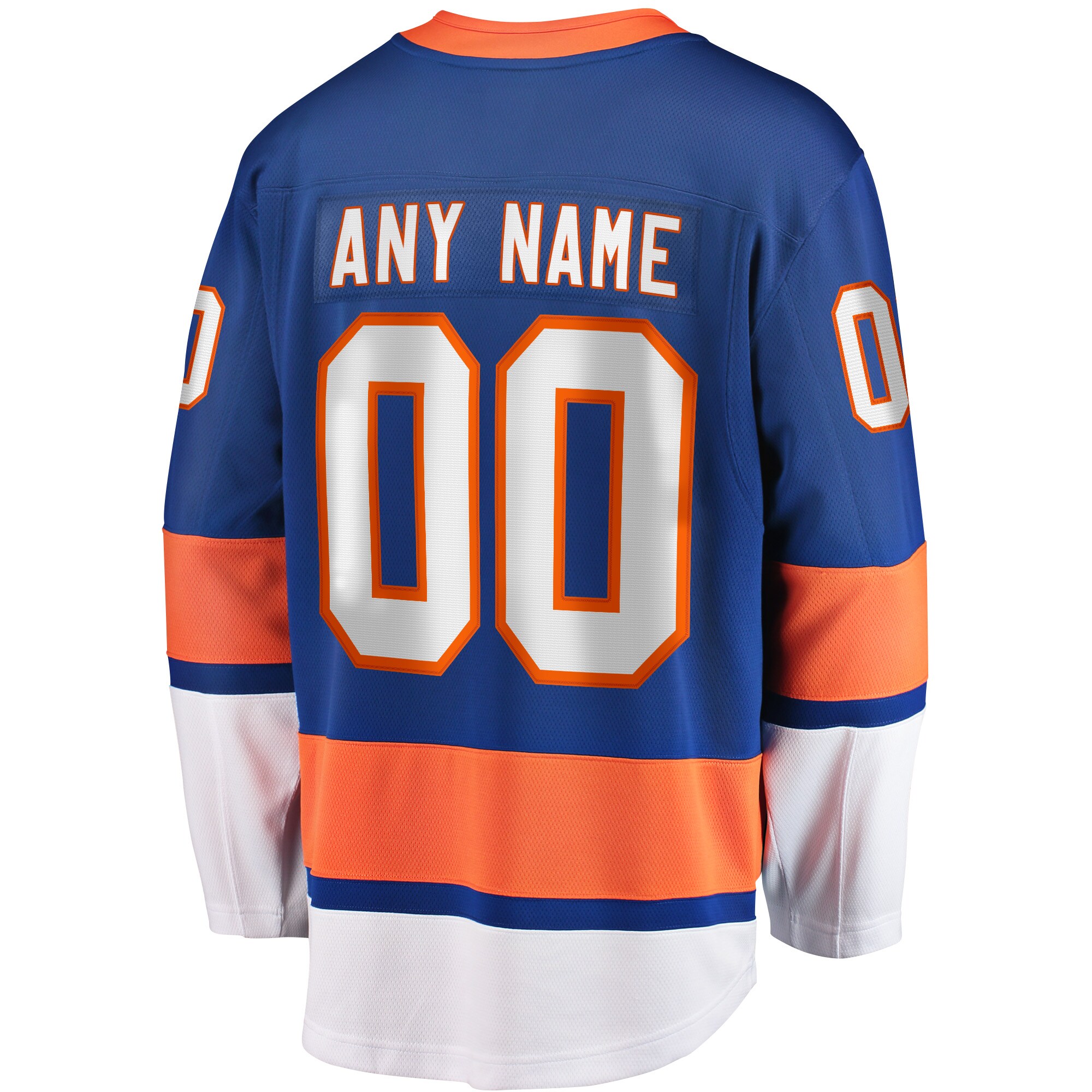 New York Islanders Fanatics Home Breakaway Custom Jersey – Blue