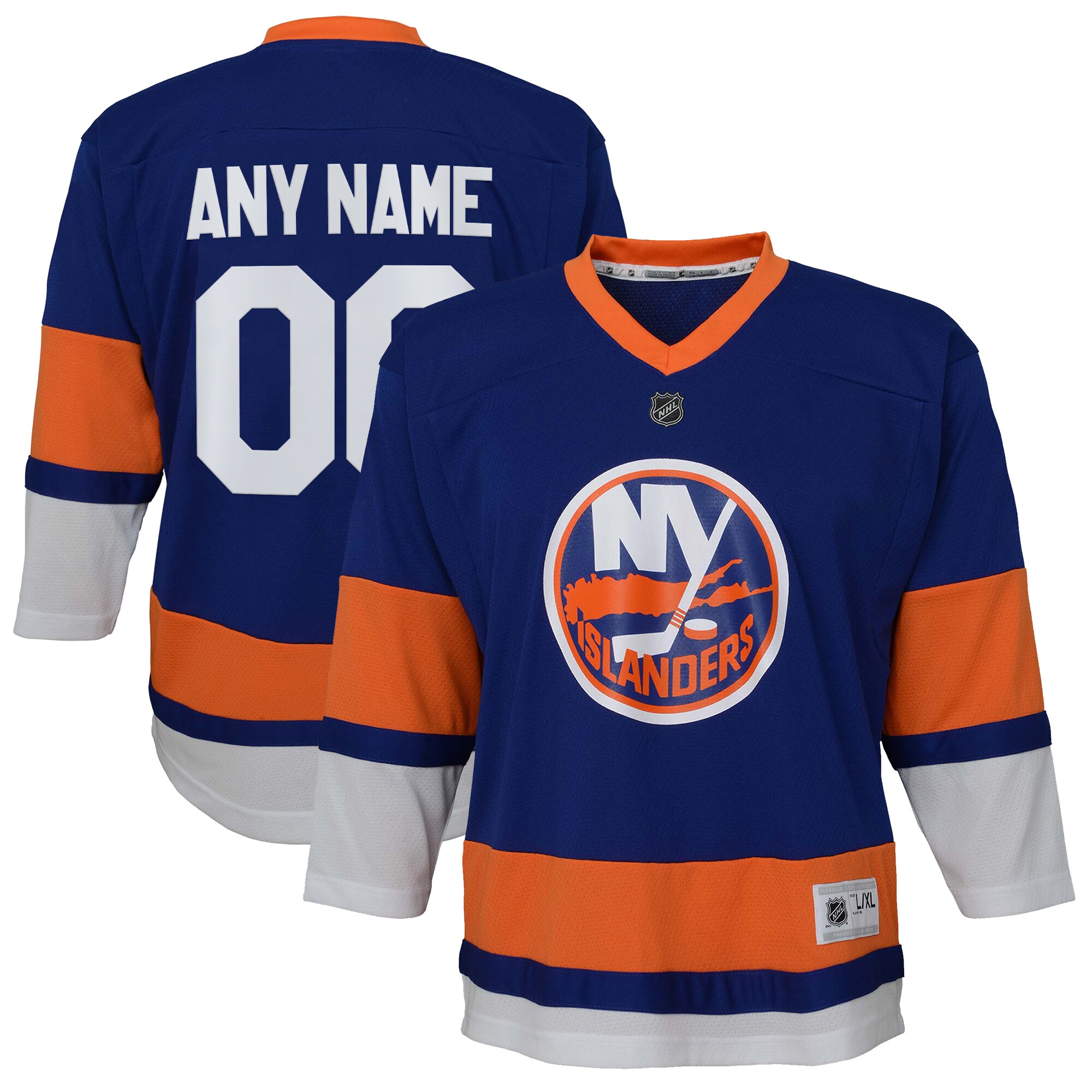 New York Islanders Youth Home Custom Jersey - Royal
