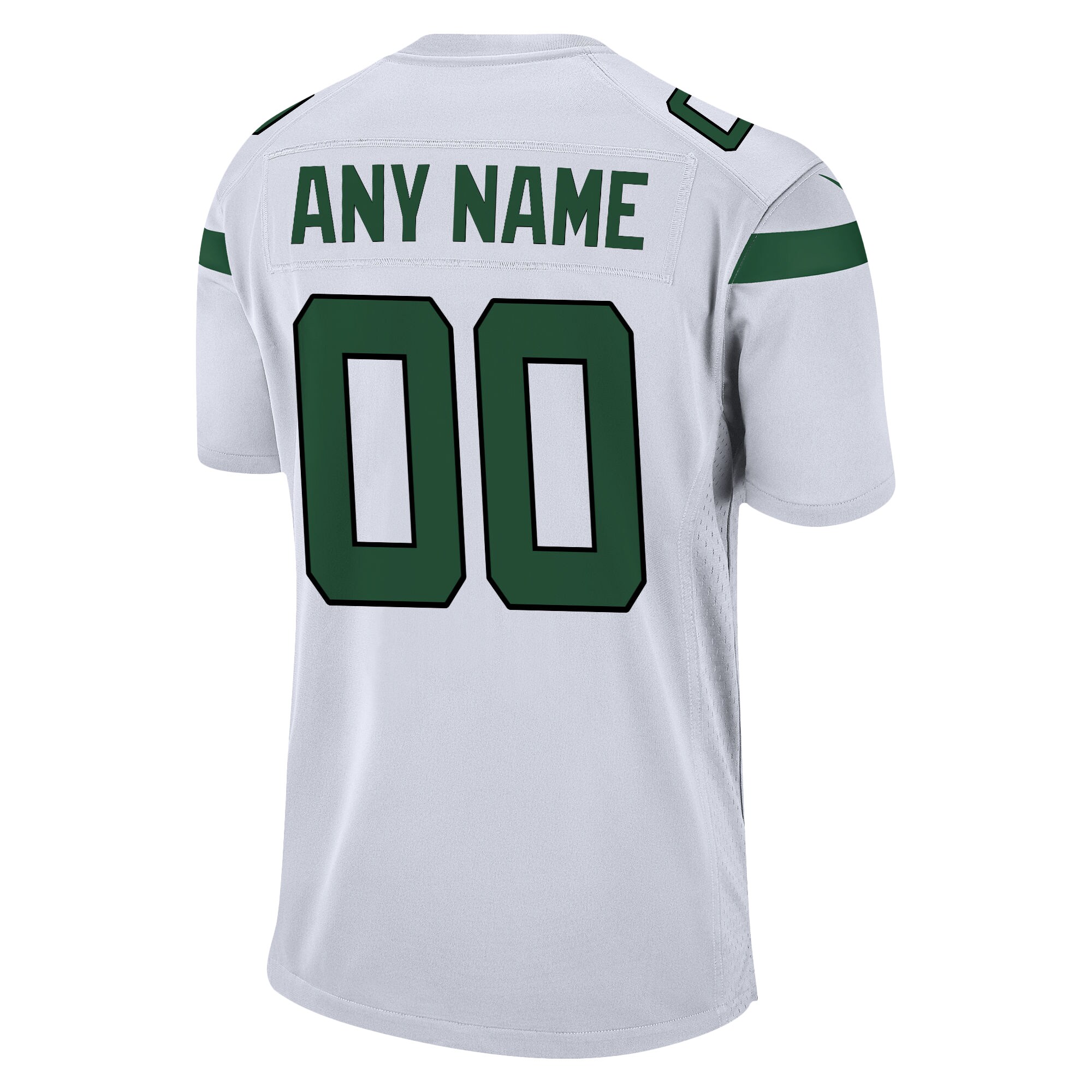 New York Jets Custom Game Jersey – White